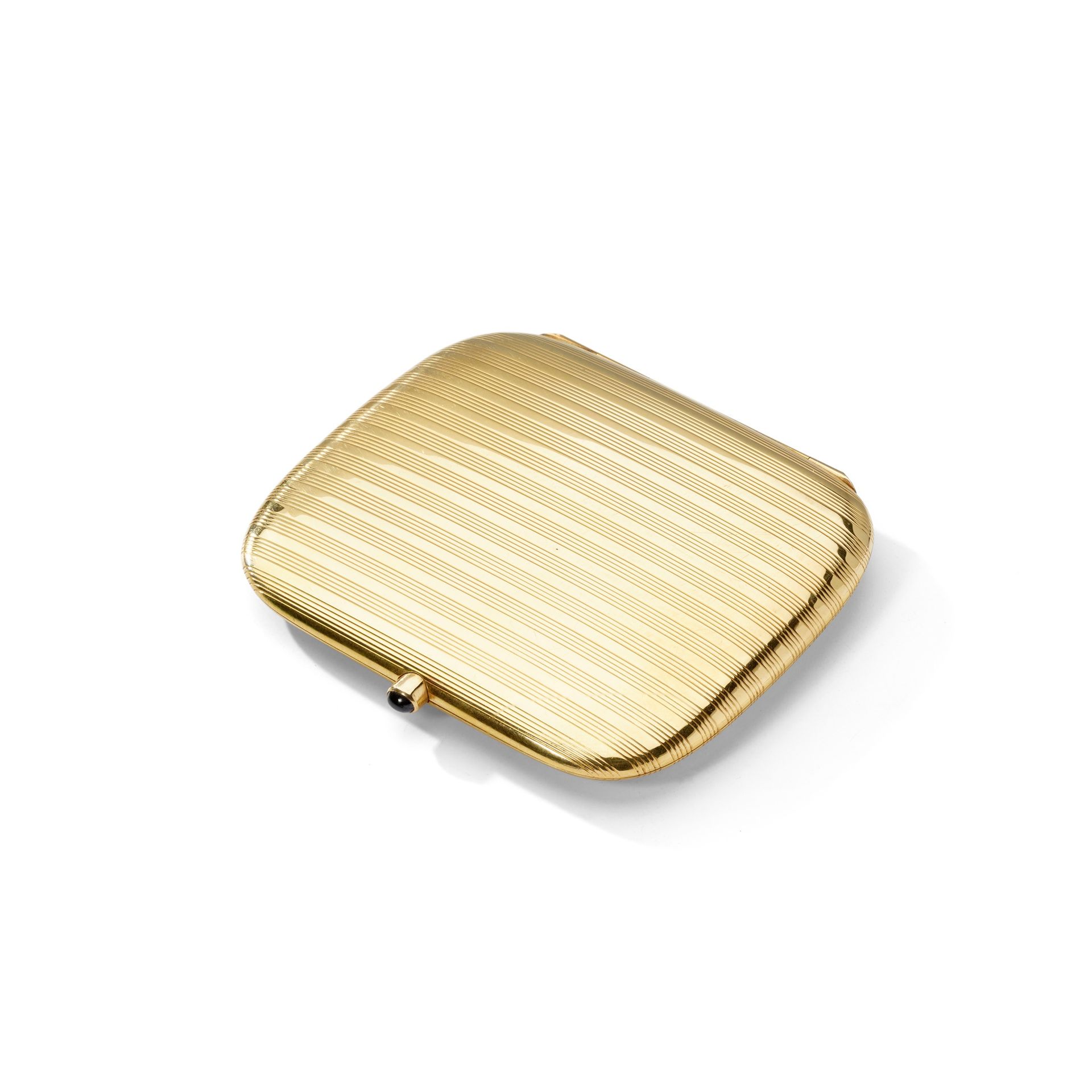 Lacloche Frères: A French 18ct gold cigarette case Lacloche Frères:一个法国18K金烟盒，装饰&hellip;