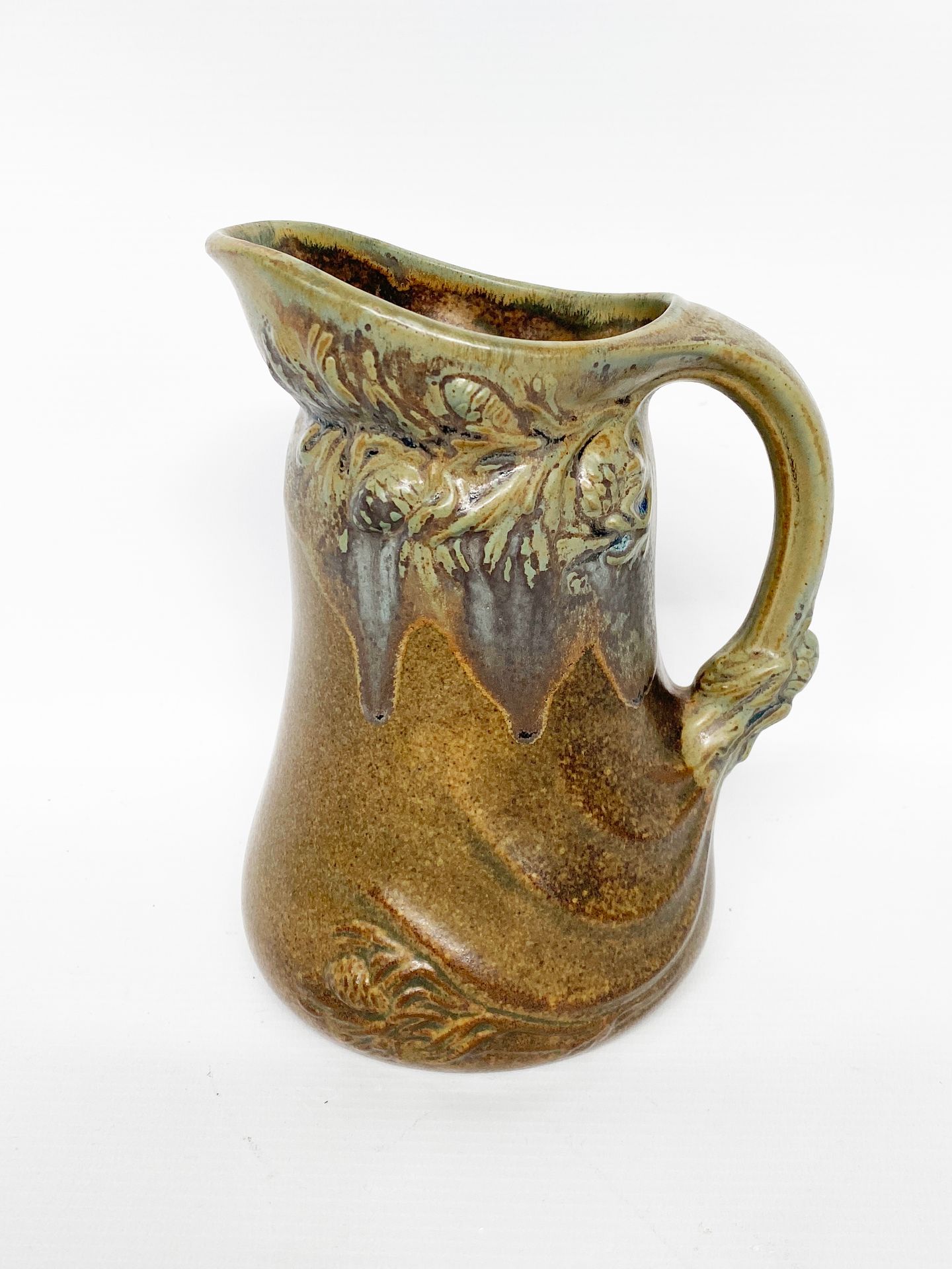 Null MANUFACTURE OF SEVRES 

Stoneware pitcher decorated with plant friezes

Sig&hellip;