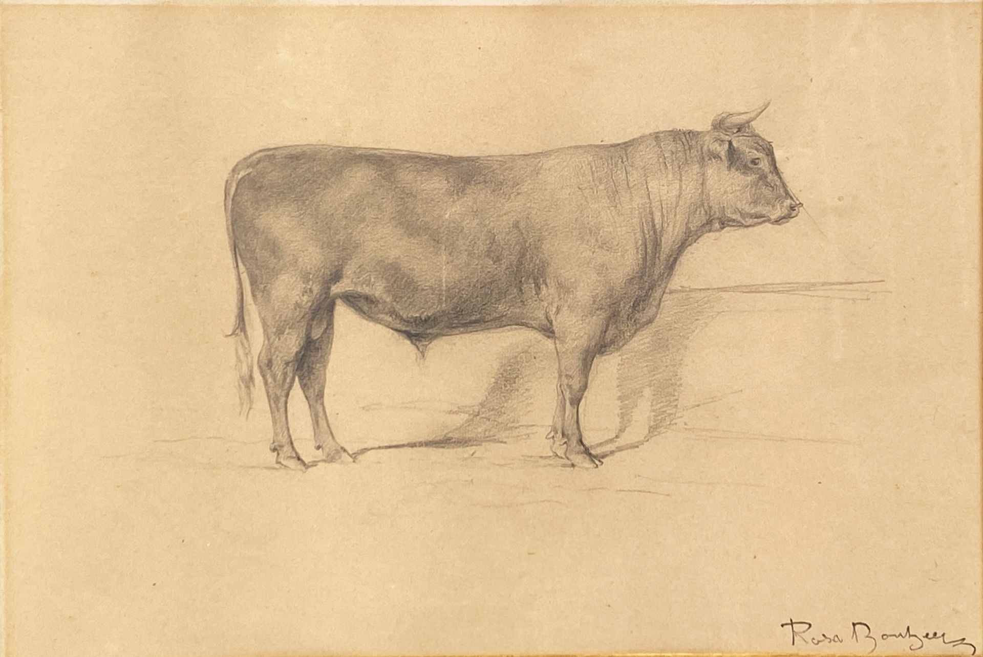 Null Rosa BONHEUR (1822-1899)

El toro.

Lápiz negro sobre papel.

Firmado con t&hellip;
