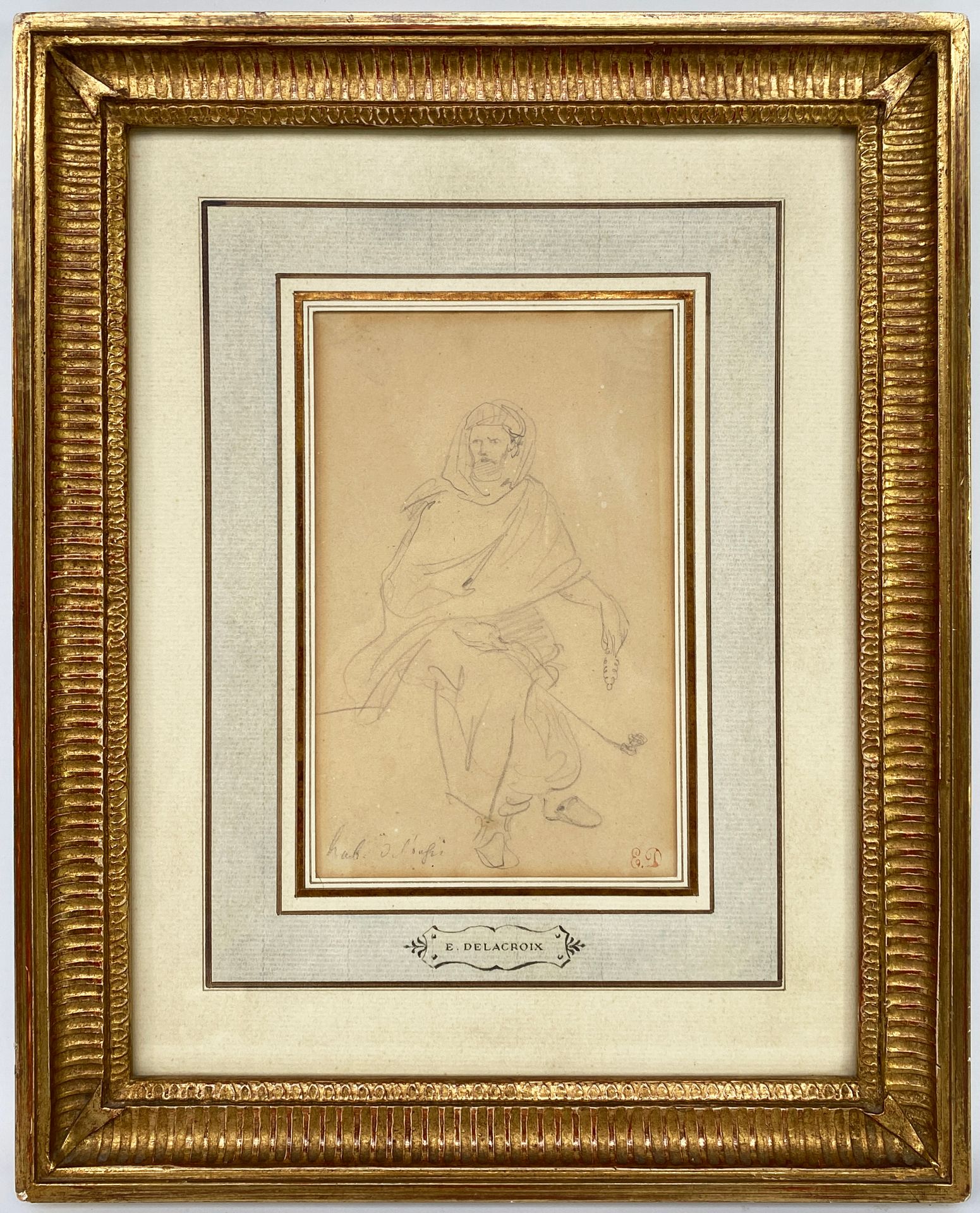 Null Eugène DELACROIX (1798-1863)

Studio di una figura orientale.

Grafite su c&hellip;