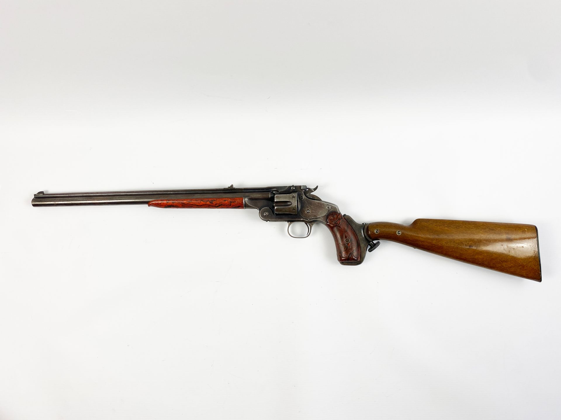 Null Carabine revolver Smith Wesson.
Calibre 320 six coups.
Long canon de 45 cm &hellip;