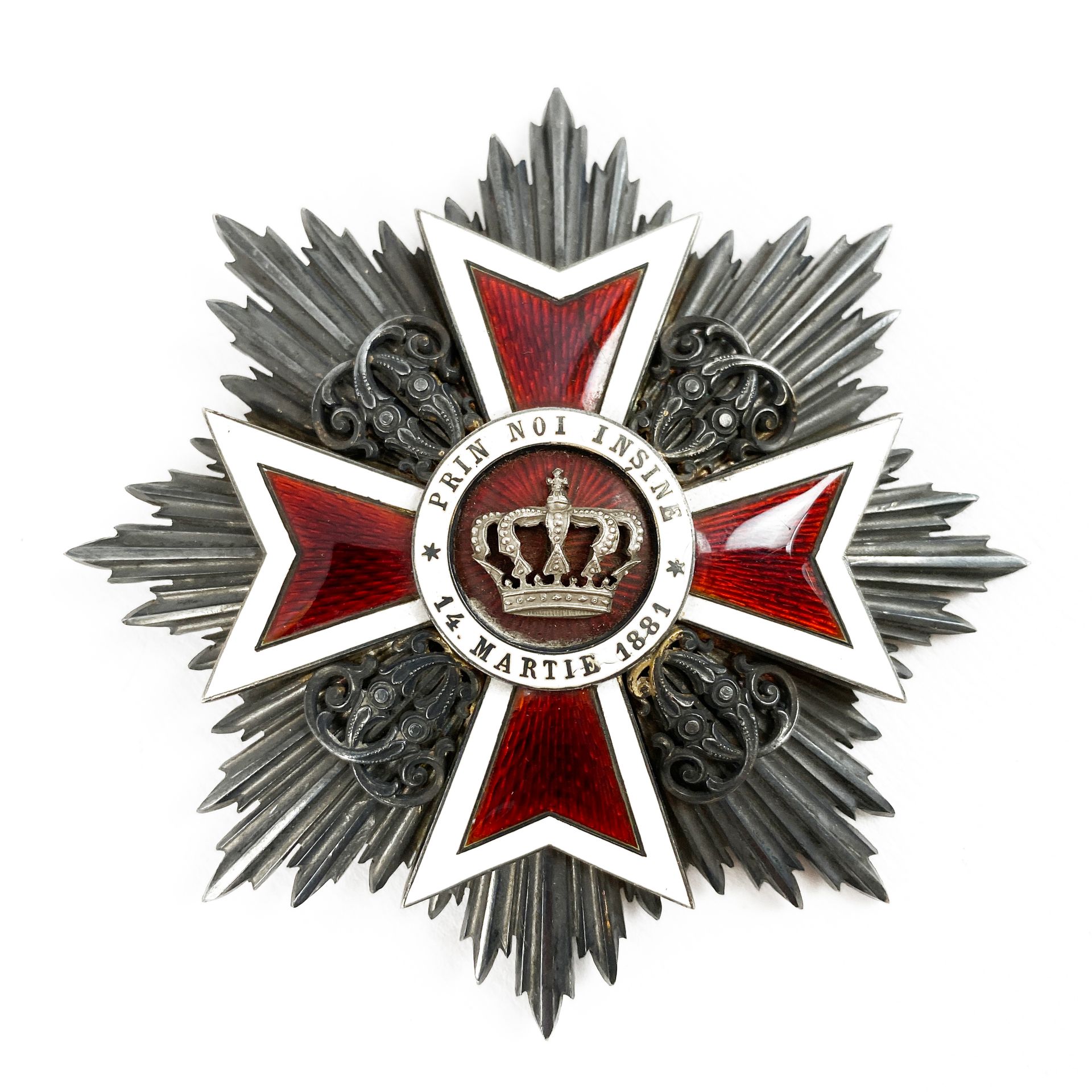 Null ROUMANIE
Plaque de grand-croix (1e classe) de l’Ordre de la Couronne, en ar&hellip;