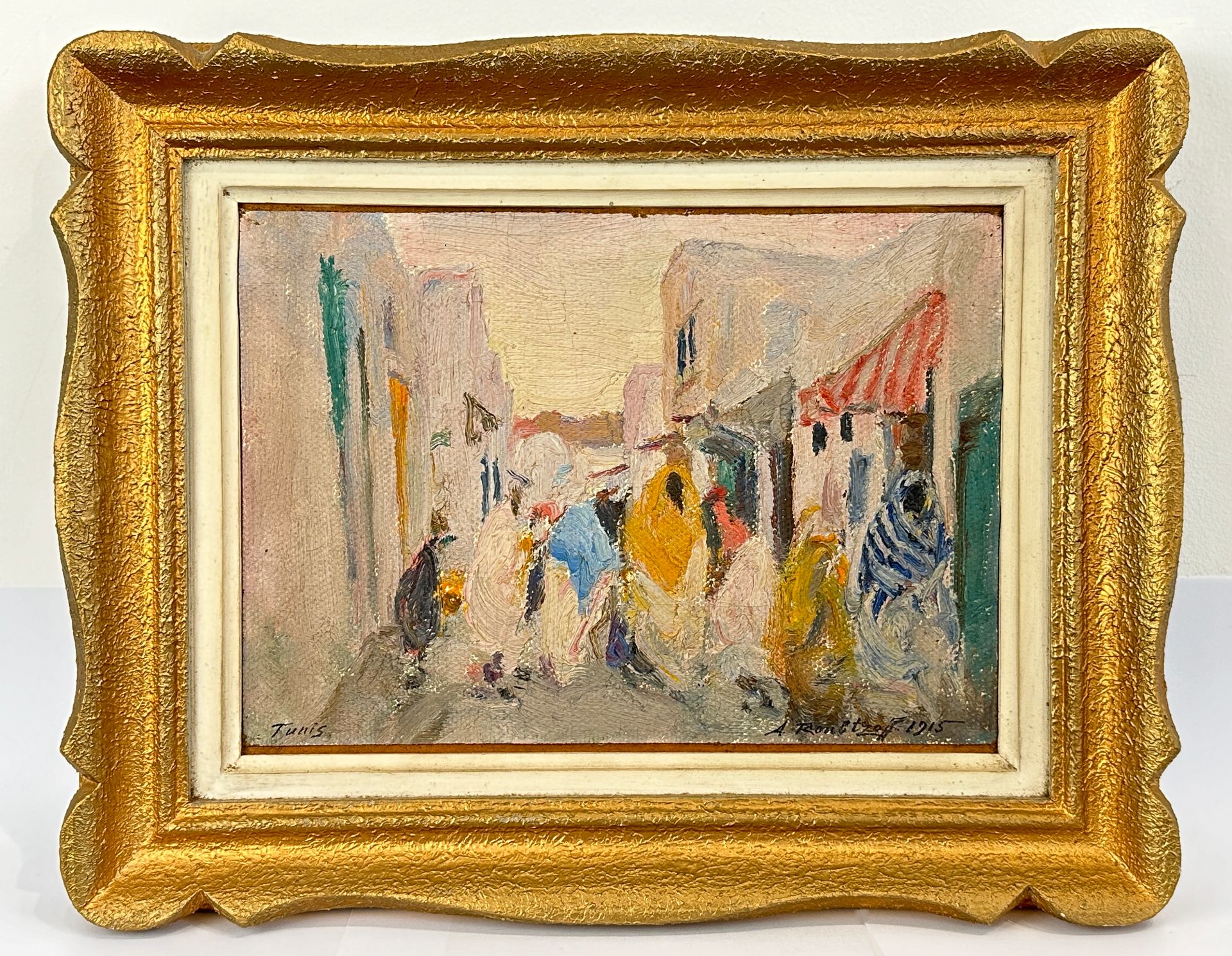 Null Alexandre ROUBTZOFF (Saint-Pétersbourg, 1884 - Tunis, 1949)
Scène de rue à &hellip;