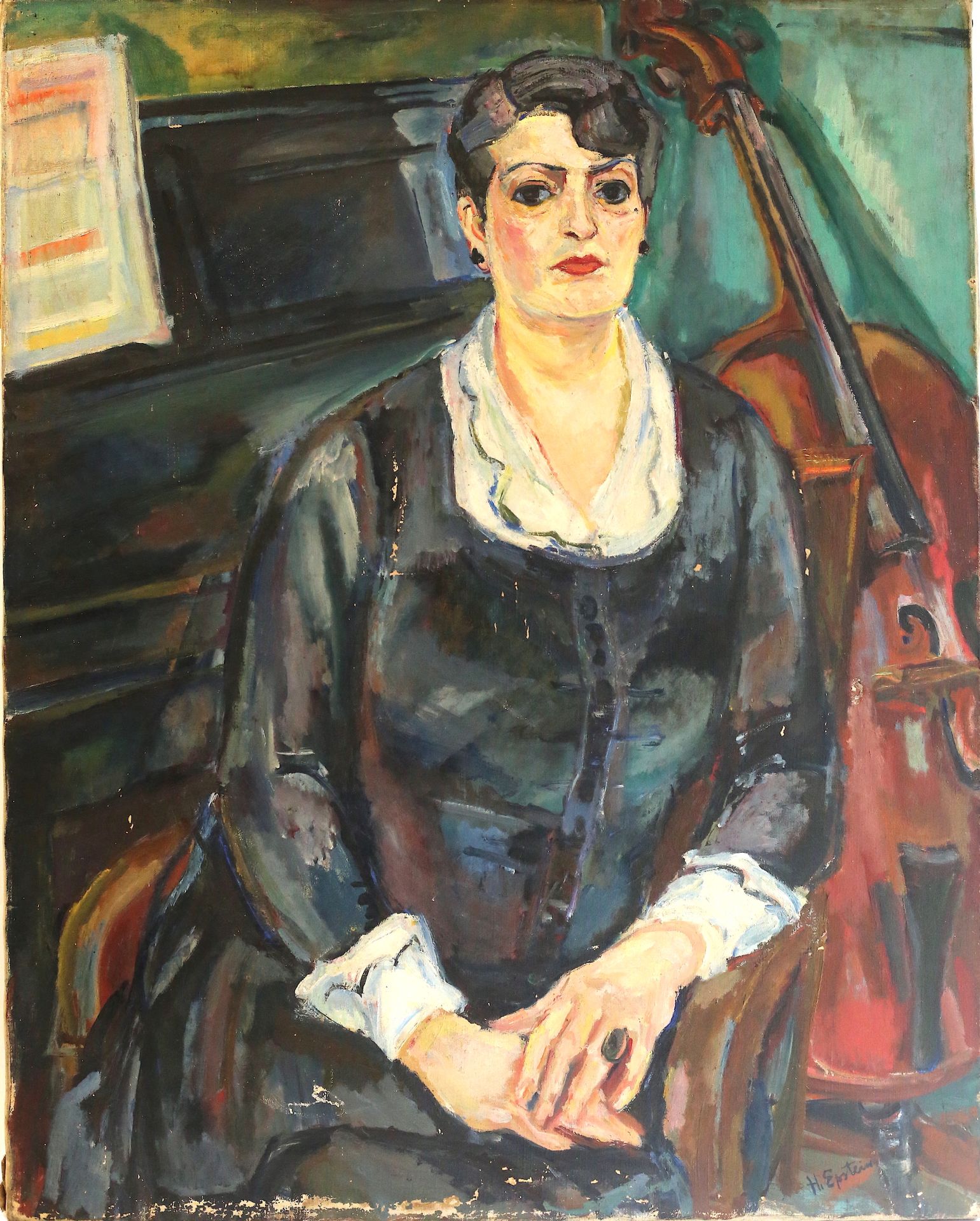 Henri EPSTEIN EPSTEIN Henri ( 1892 - 1944).
« Portrait de Mauricia de Tiers, ass&hellip;