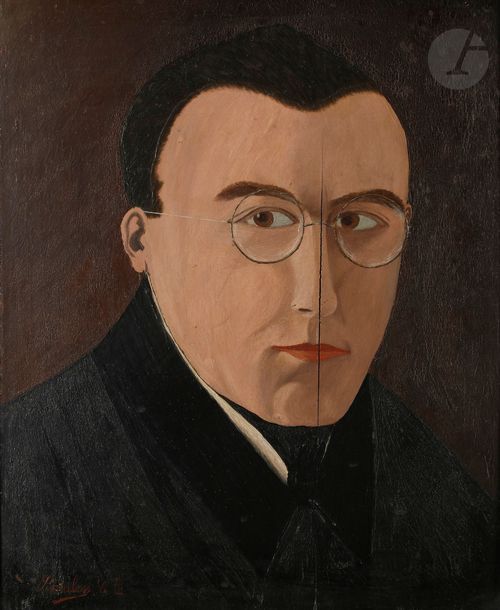 Null Camille BOMBOIS (1883-1970)
Portrait de Florent Fels
Huile sur panneau.
Sig&hellip;
