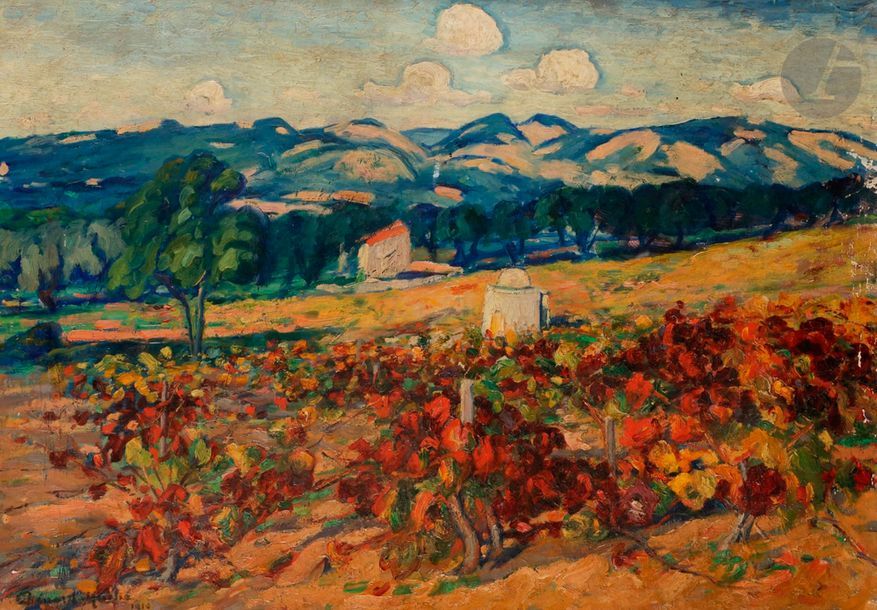Null Georges CHENARD-HUCHé (1864-1937)
Paysage de Provence, 1910
Huile sur toile&hellip;