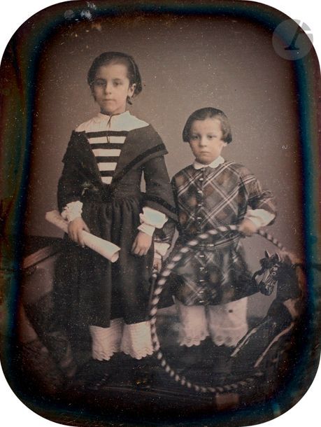 Null Alphonse Le Blondel (1814-1875)
Enfants au cerceau, c. 1850.
Eugénie et Cha&hellip;