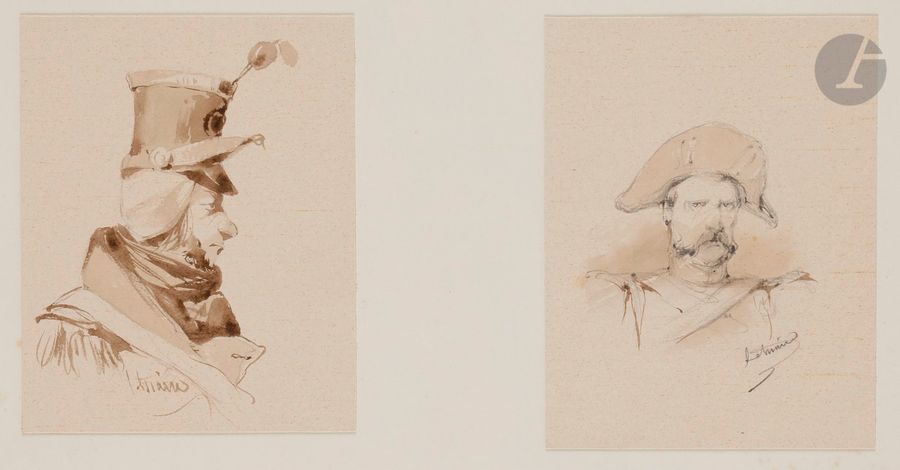 Null Pierre LETUAIRE (1798 - 1884)
Personnages ; paysages
Ensemble de 12 dessins&hellip;