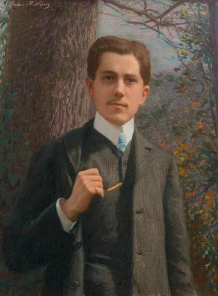 Null Paul-Eugène KREDER (1855 - ?)
Portrait de P. Nadar
Pastel
Signé en haut à g&hellip;