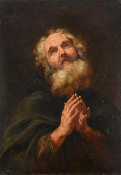 Null Battista GAULLI dit il Bacciccio (1639 - 1709)
Saint Antoine abbé en prière&hellip;