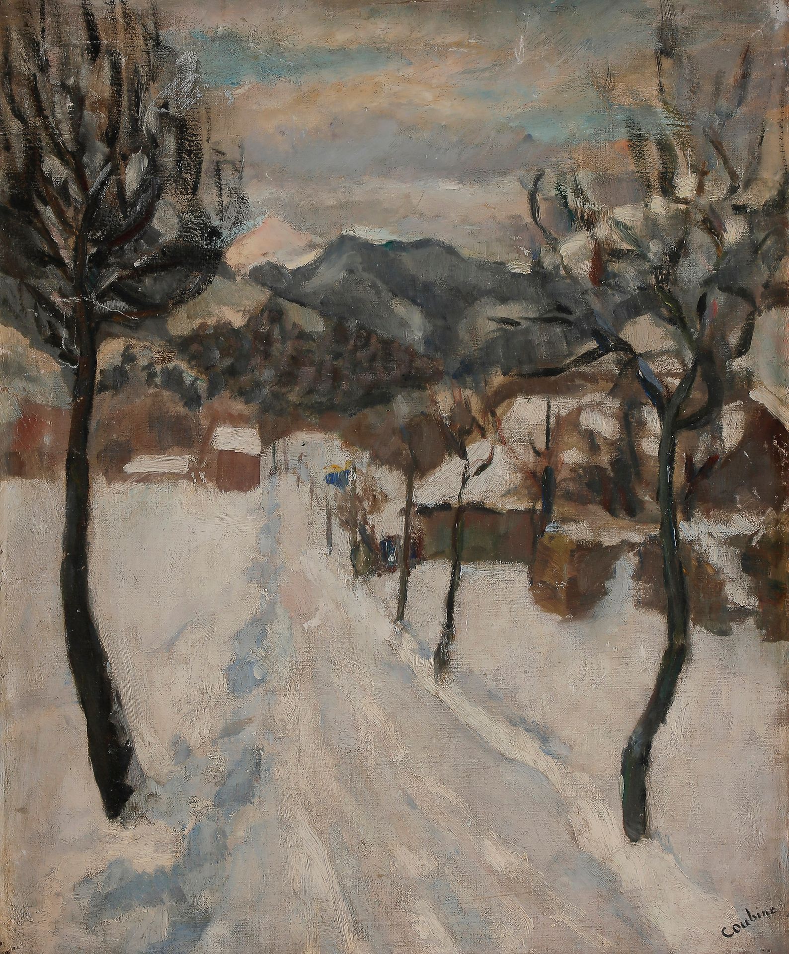 Null Othon COUBINE (1883-1969)
Paysage de neige
Huile sur toile.
Signée en bas à&hellip;