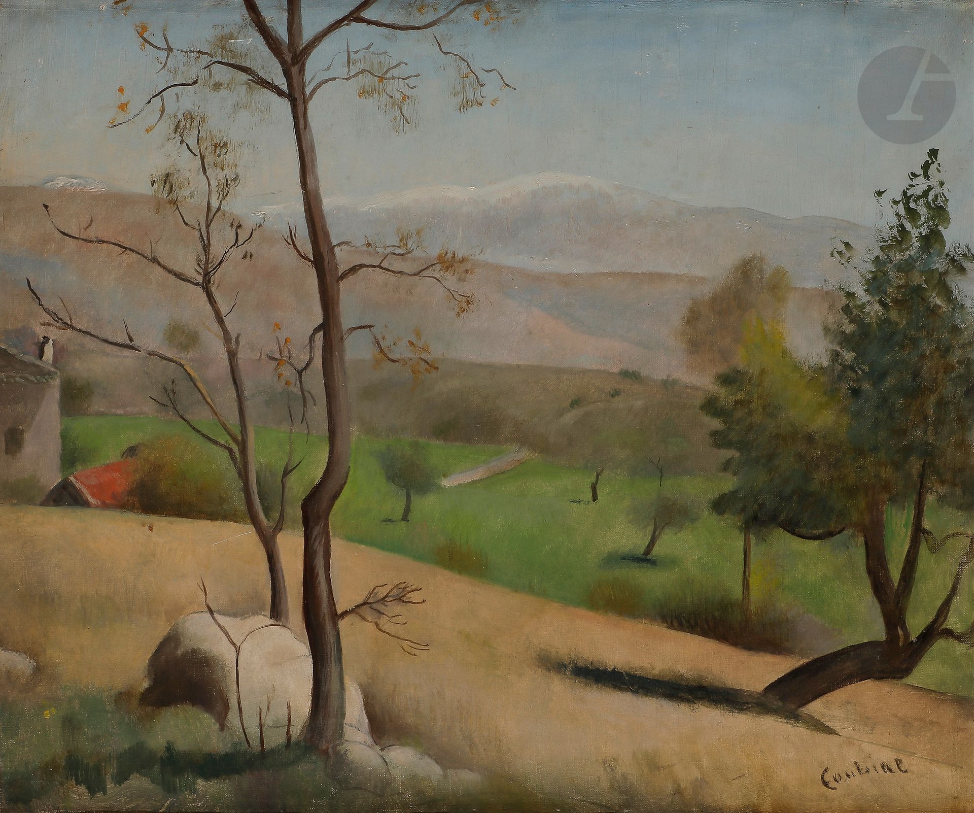 Null Othon COUBINE (1883-1969
)Montagne de Lure, 1928Olio
su tela.
Firmato in ba&hellip;