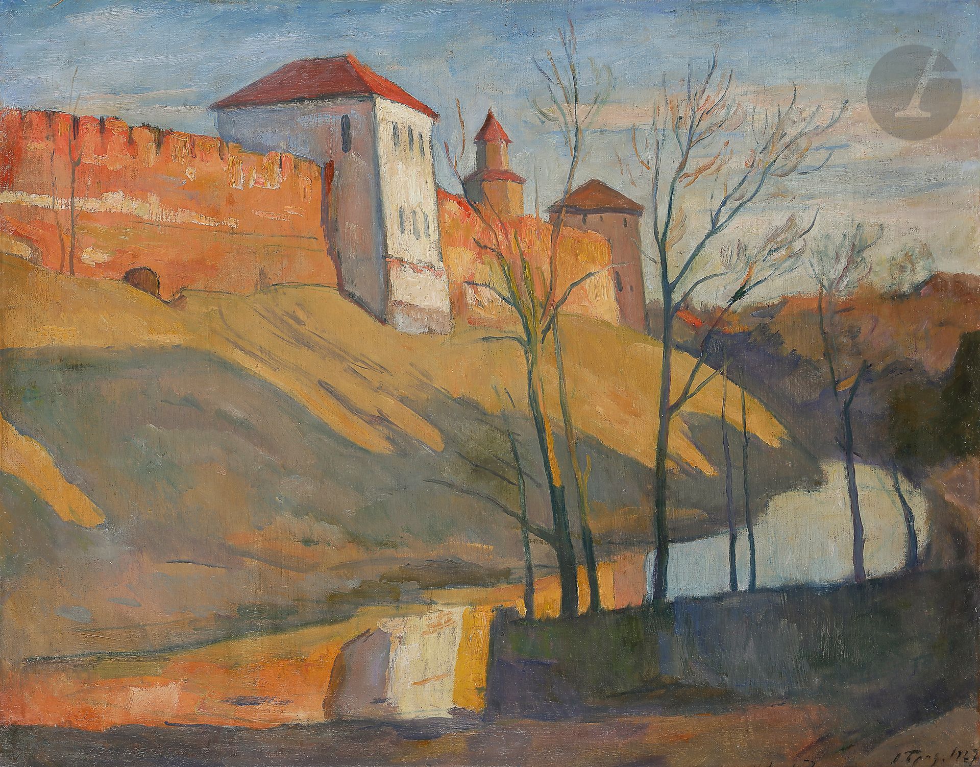 Null Ossip Emmanouilovitch BRAZ (1873-1936
)Novgorod, 1927Oil
on canvas.
Titled,&hellip;