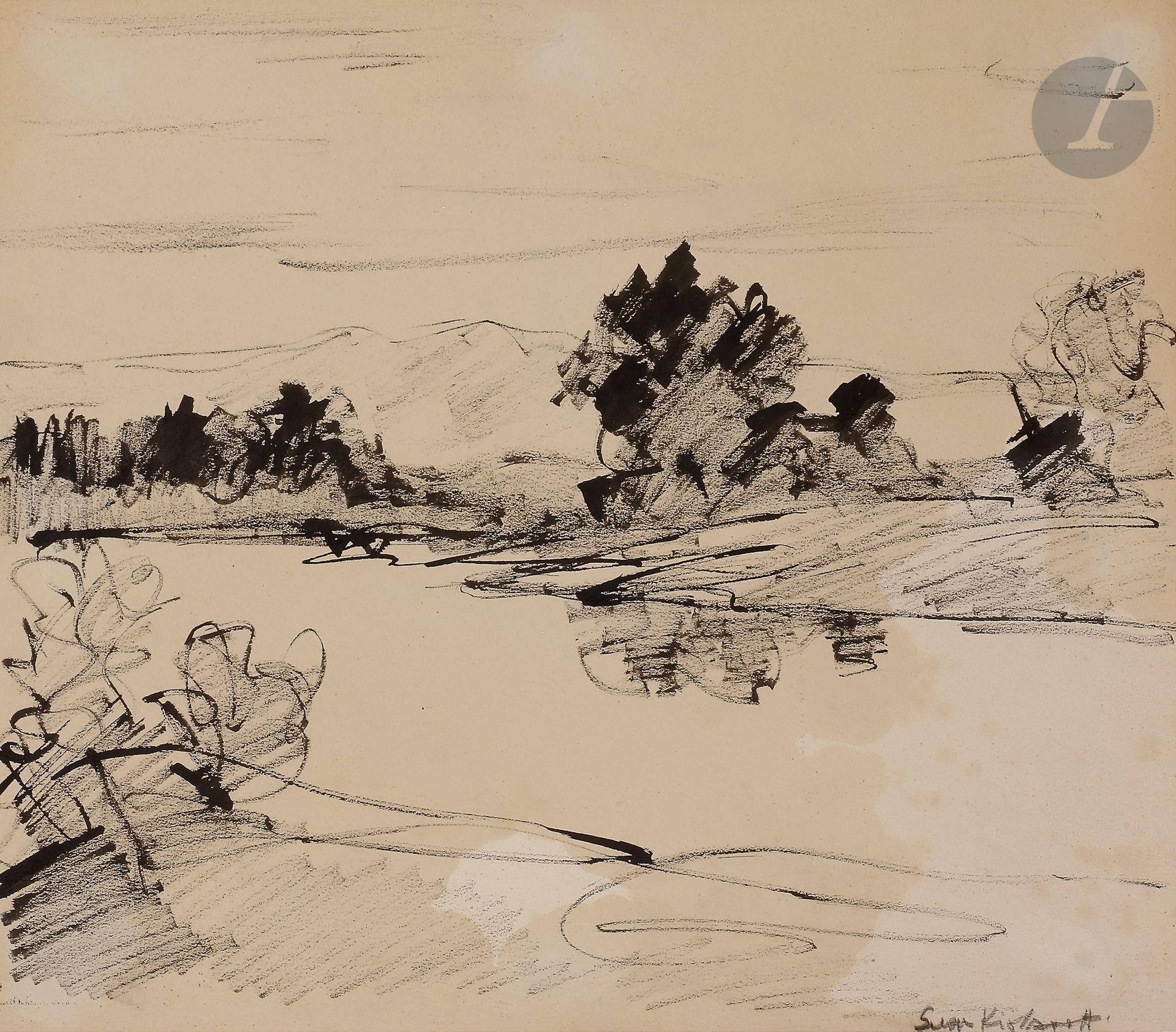 Null Serge (Sergueï Anatolievitch) KISLAKOFF (1897-1980
)风景 - 海边3
幅

水墨画。
签名。
(发&hellip;