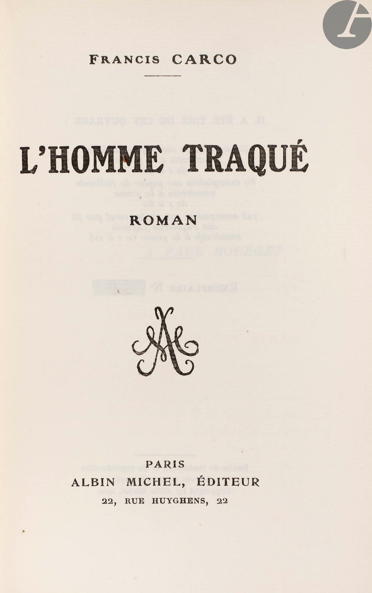 Null 卡科（弗朗西斯）。
弗朗西斯-卡科的一套初版作品：


L'Ami des filles...或Chas-Laborde，由弗朗西斯-卡科评论。巴黎：&hellip;