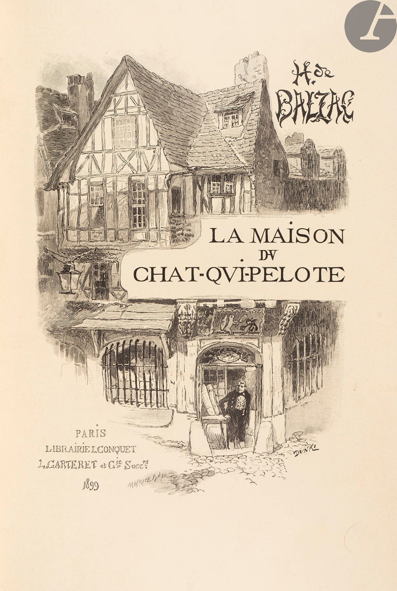 Null BALZAC (Honoré de).
La Maison du chat-qui-pelote. Prefazione di Francisque &hellip;