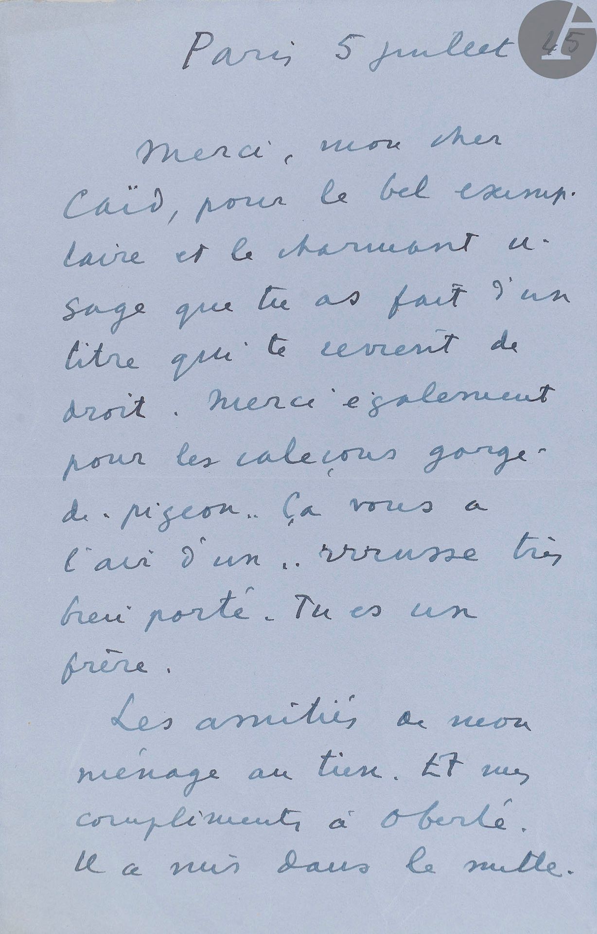 Null CARCO (Francesco).
Rue Pigalle.
Parigi : Bernard Grasset, 1927. - In-4, 255&hellip;