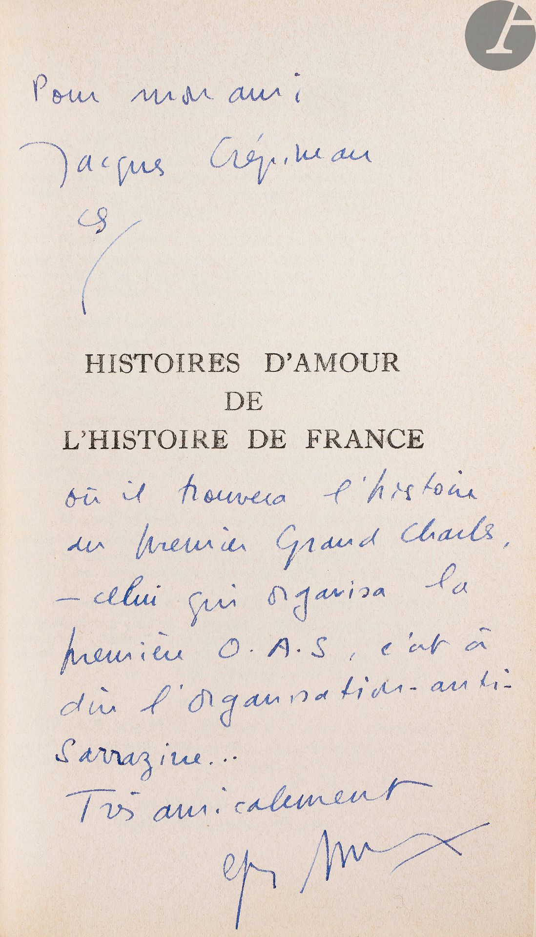 Null [CRÉPINEAU（雅克）]。
献给雅克-克雷皮诺的各种作品集：

--鲍耶尔（热拉尔）。与巴黎的六次会面。巴黎：Vialetay, 1955。- &hellip;