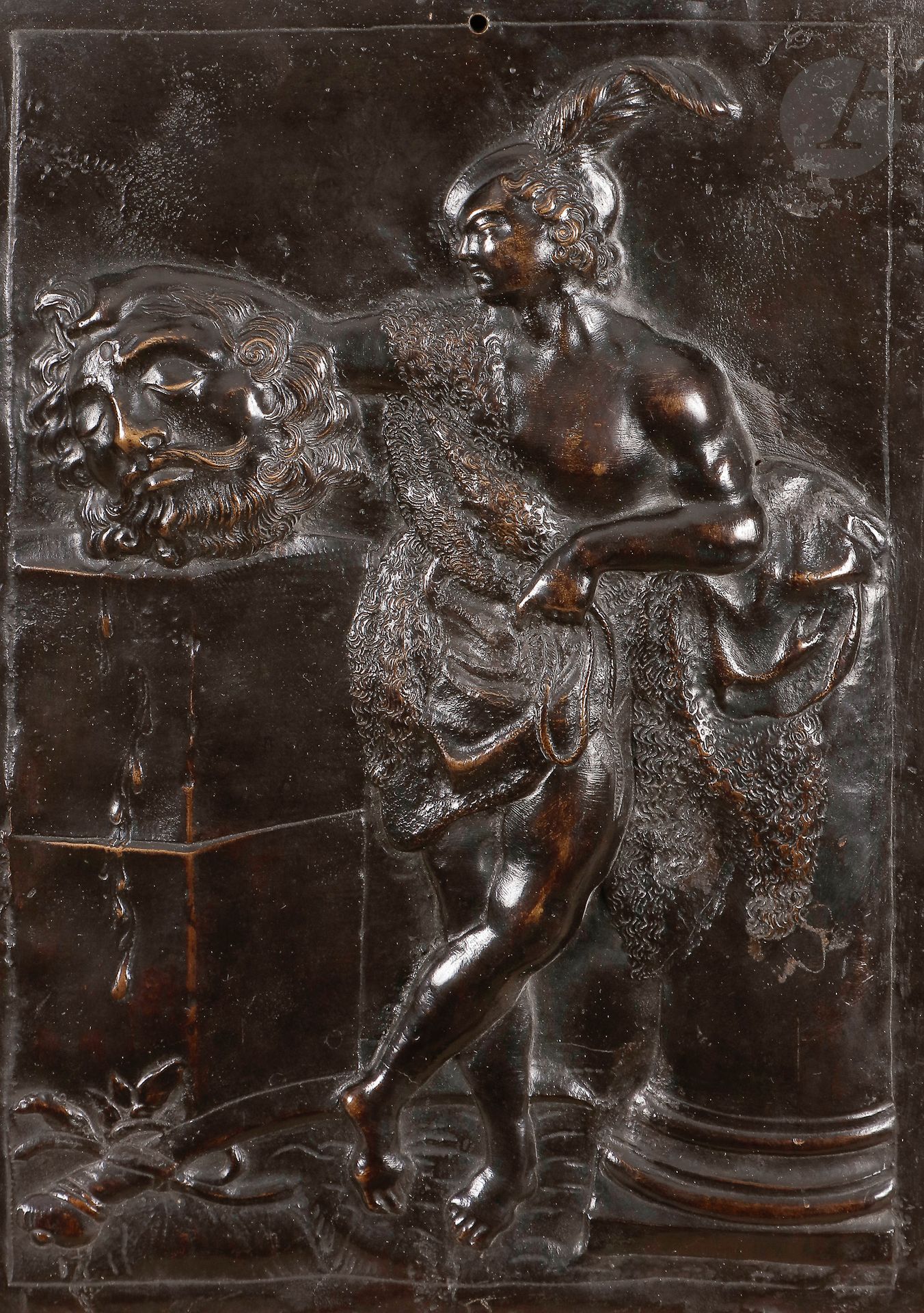 Null 18世纪的意大利学校，根据Stefano Scolari (1598 - 1657
)的雕刻，大卫和歌利亚的头，根据Guido Reni (1575 &hellip;