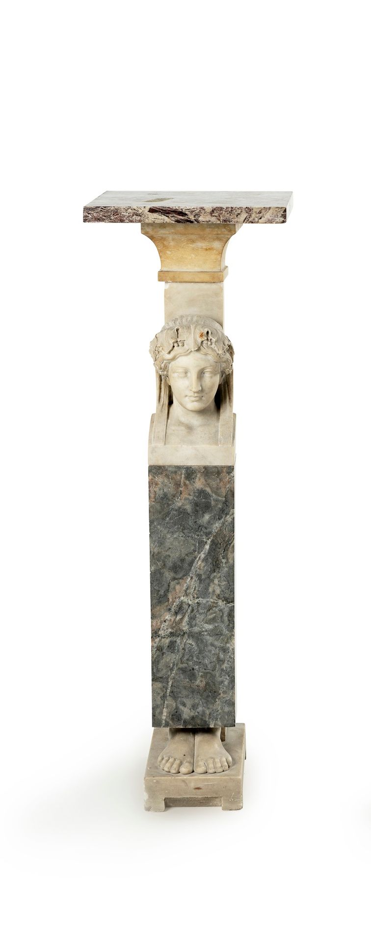 Null École française du XIXe siècle
Terme
Marbre blanc et marbre gris
H : 91 cm