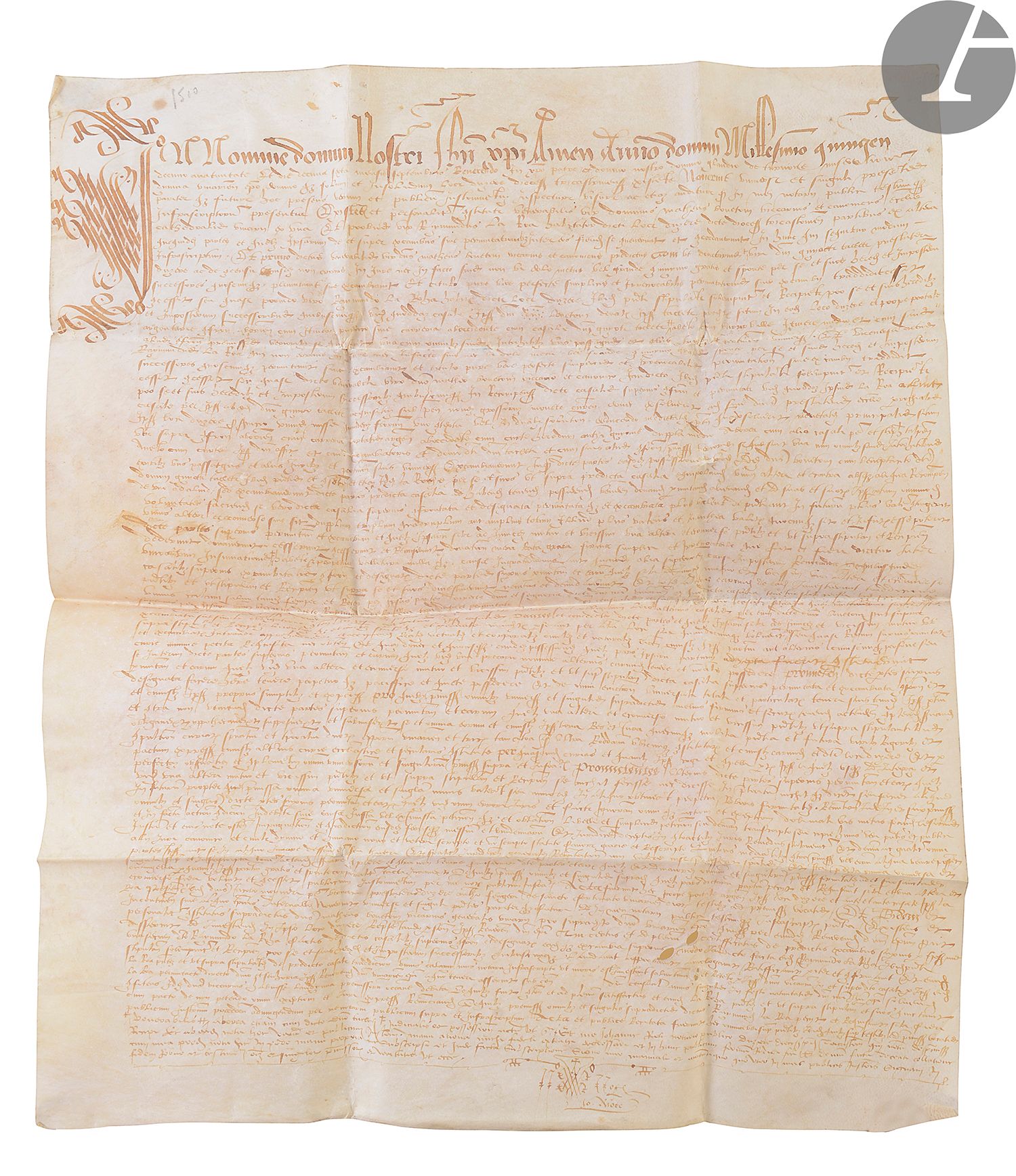 Null [VAUCLUSE]. SAINT-ANDRÉ-LÈS-AVIGNON]. Vidimus of letters issued by Henri IV&hellip;
