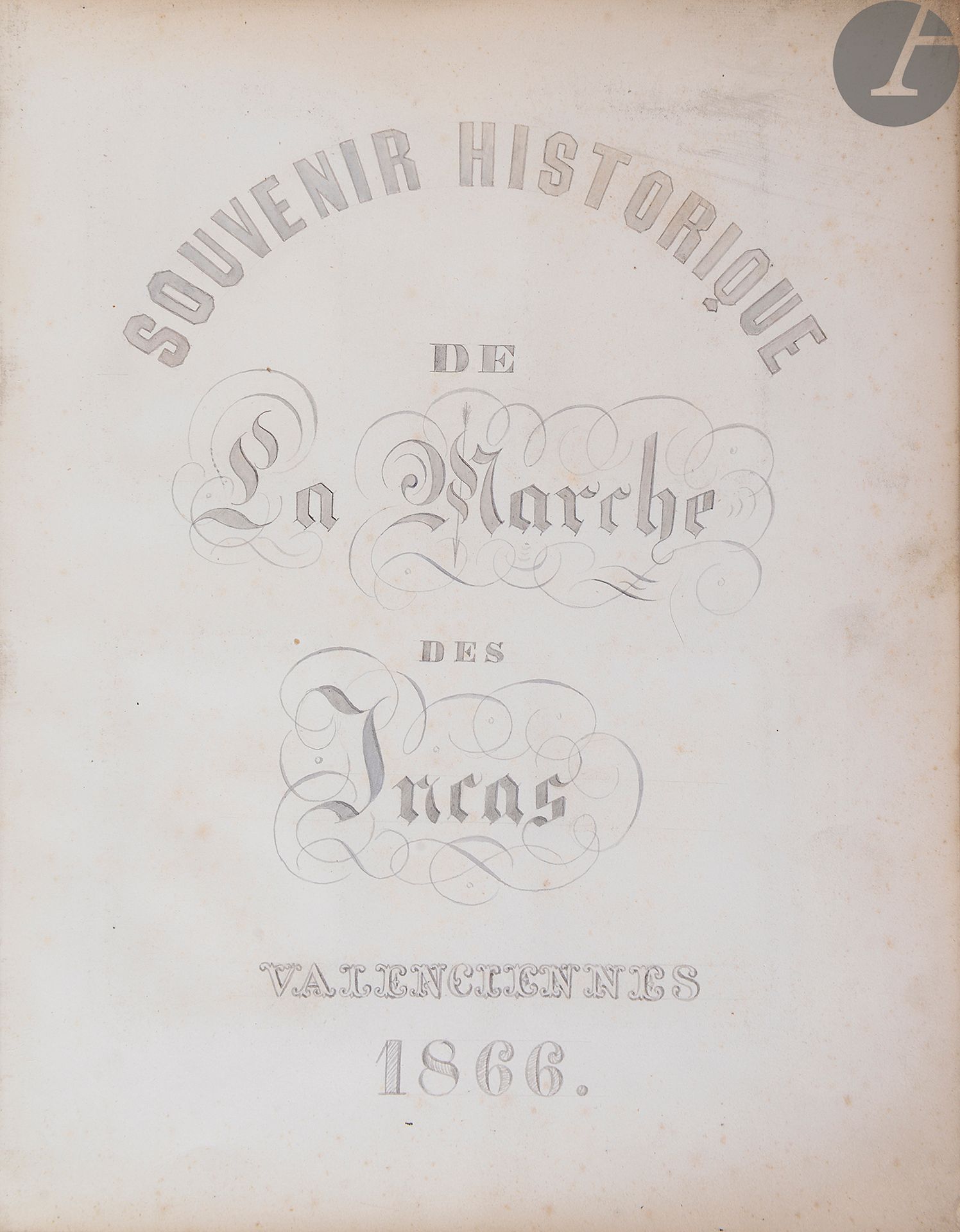 Null [NORTH]. [VALENCIENNES]. Historical memory of the Inca March. 
Photographic&hellip;