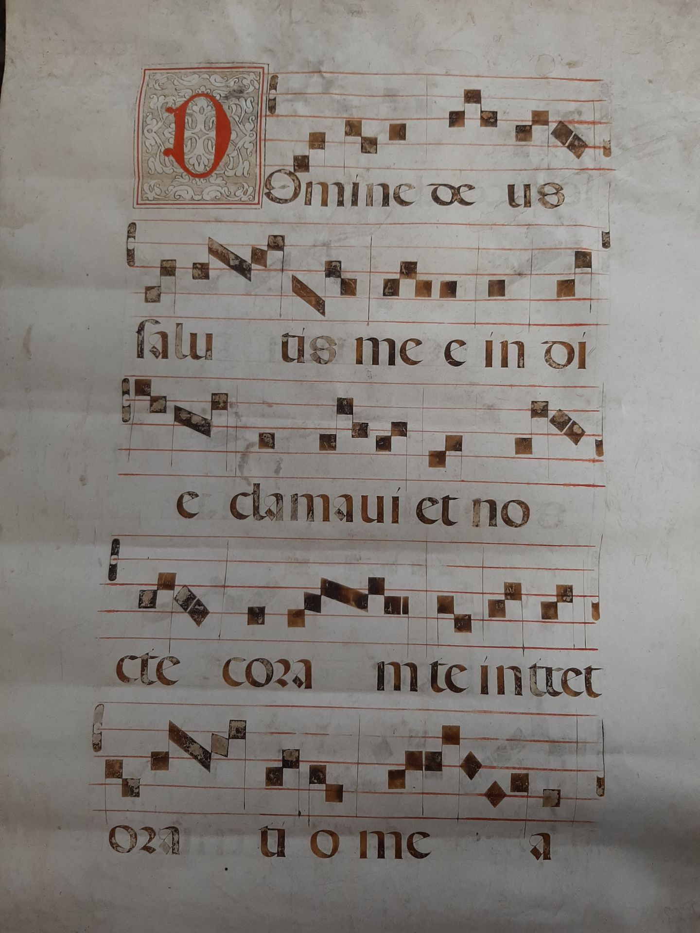 Null ENLUMINATION].
Decorated leaf from a large antiphonaryIn
Latin, liturgical &hellip;