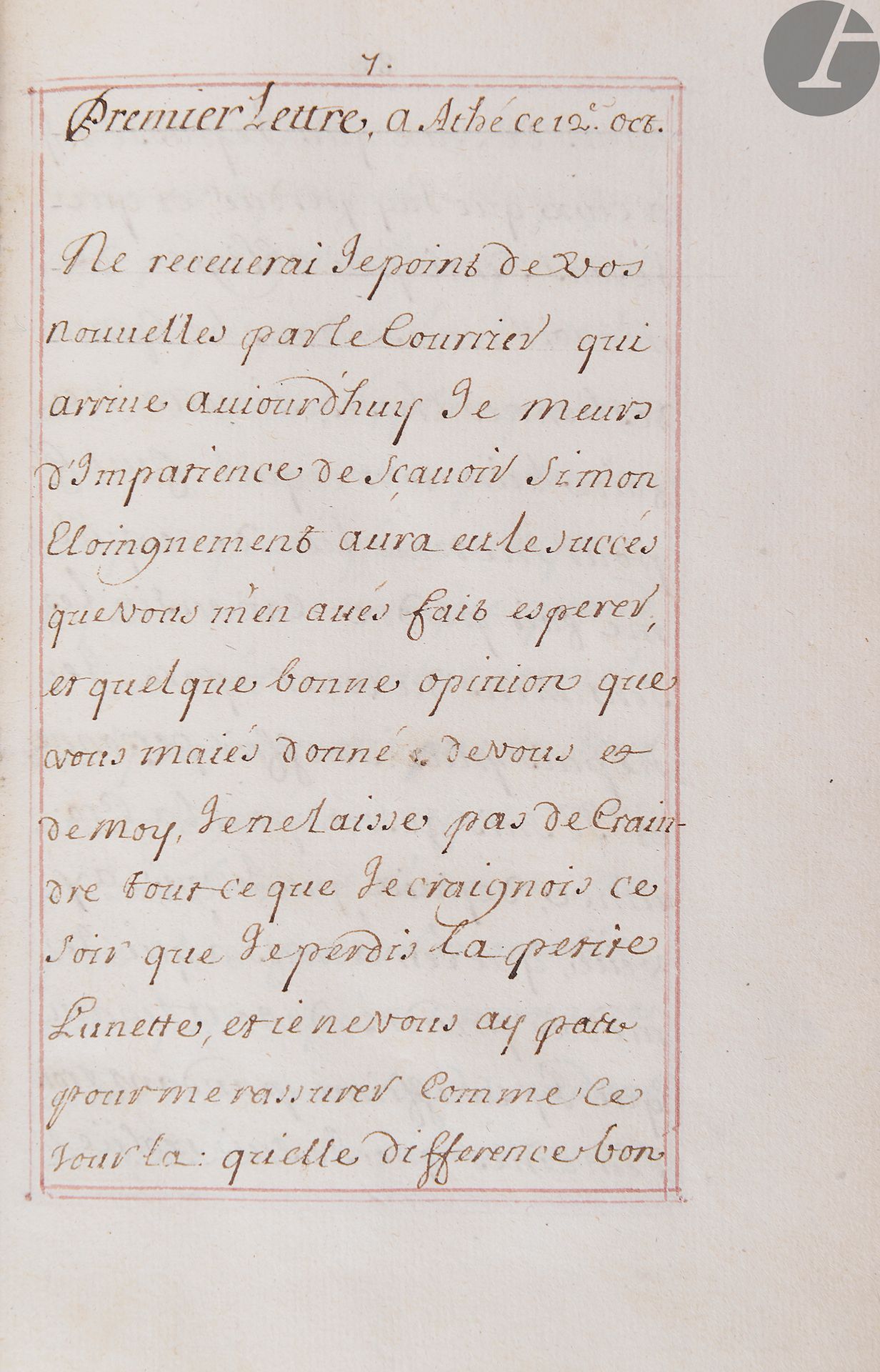 Null [KORRESPONDENZ]. Lettres de Madame de Courcelles [gefolgt von] Lettres de M&hellip;