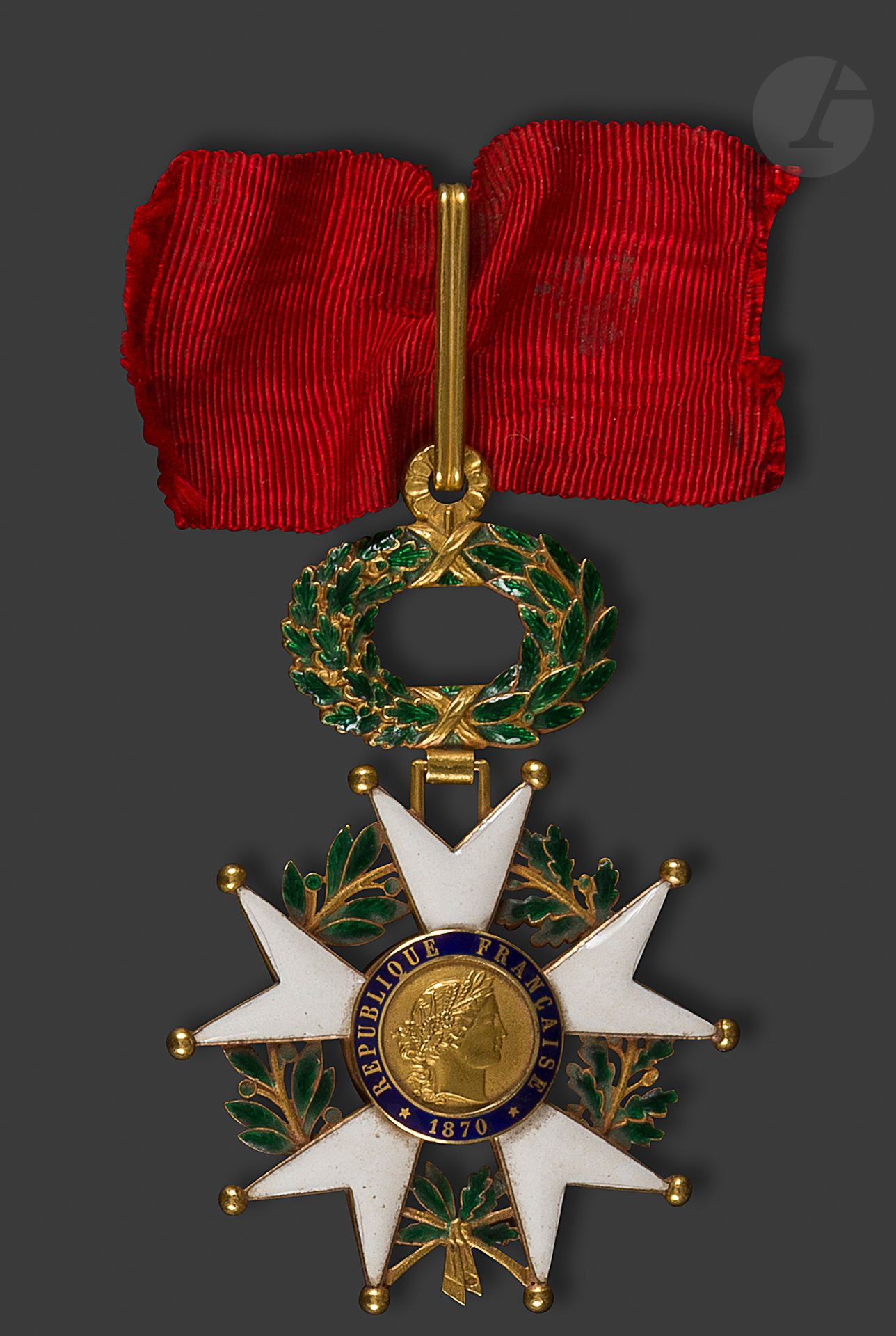Null 法国
荣誉
军团勋章（FRANCE
ORDRE DE LA LEGION D'HONNEUR
）
 
第三共和国时期的指挥官之星。
黄金和珐琅（头发）&hellip;