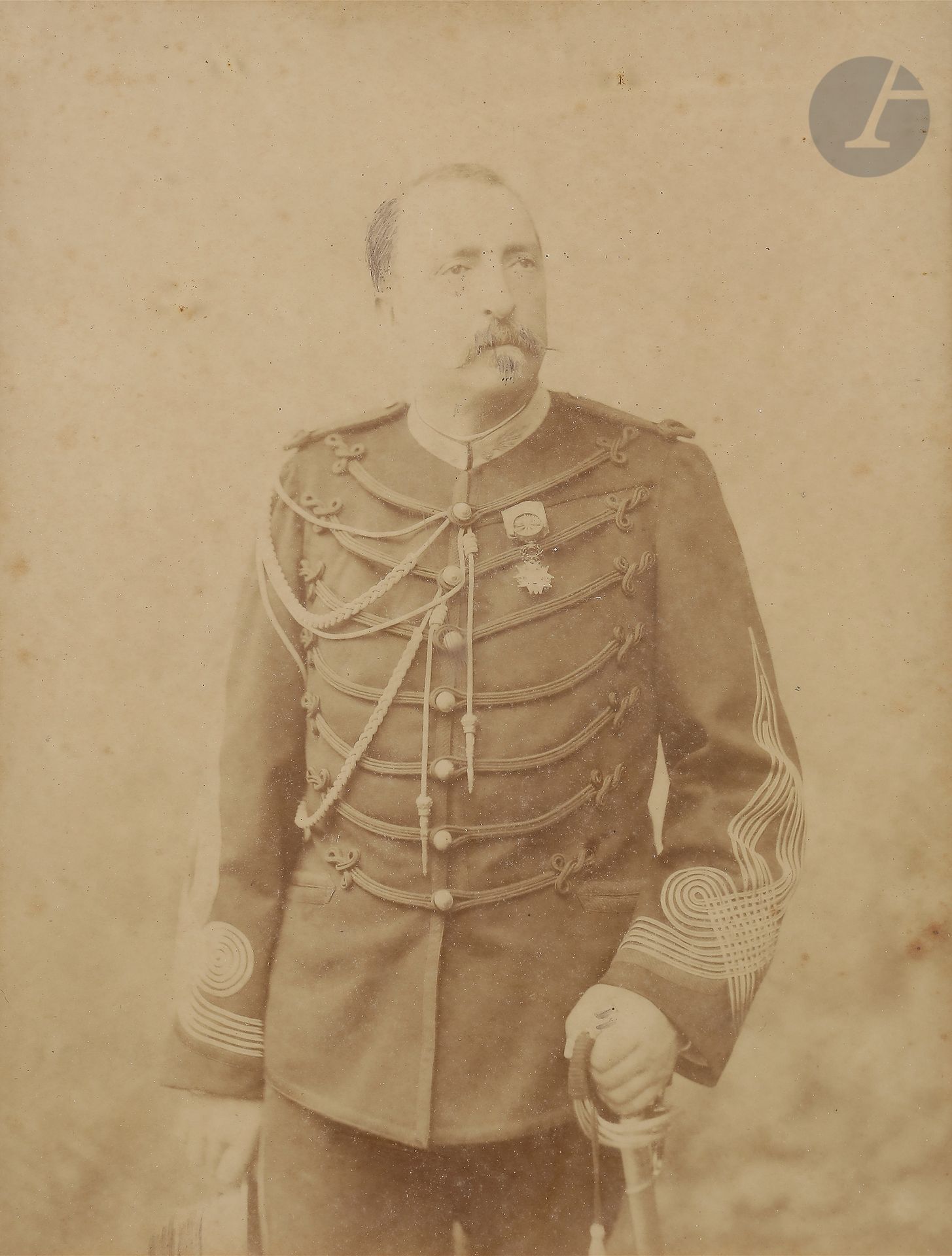 Null Großes, vergrößertes Foto des Infanterie-Obersts im Stab Alexandre Guibert.&hellip;
