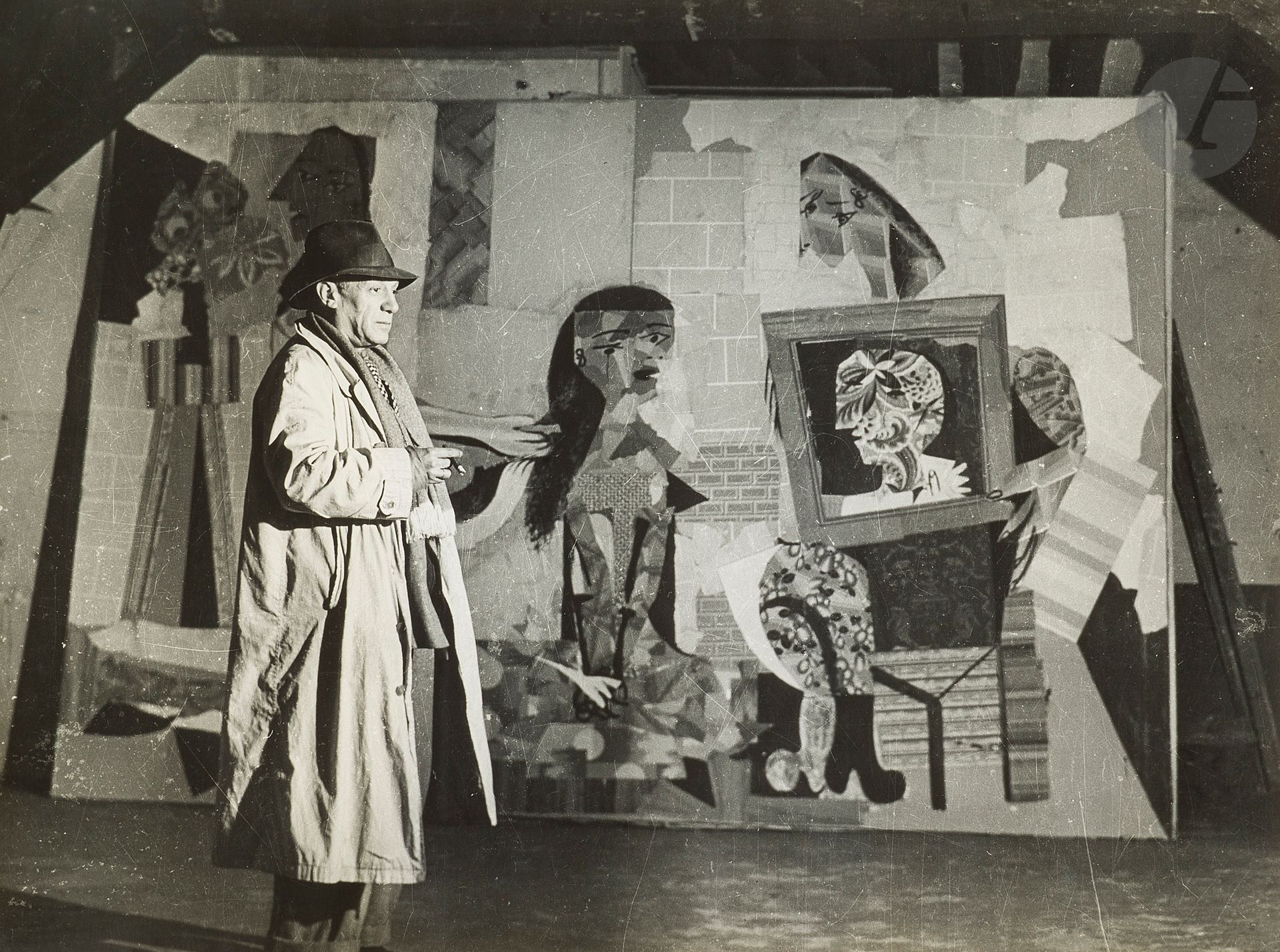 Null Brassaï (Gyula Halasz, dit) (1899-1984) 
Picasso devant le carton de tapiss&hellip;