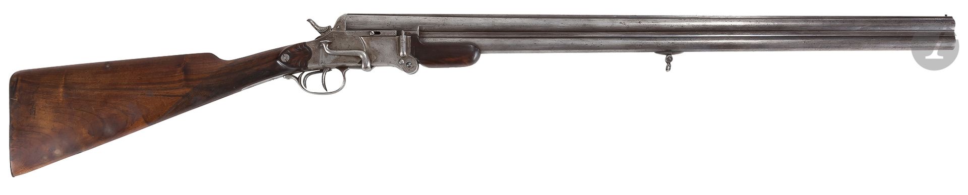 Null Escopeta, dos tiros, calibre 16-65, con percusión central, martillos extern&hellip;