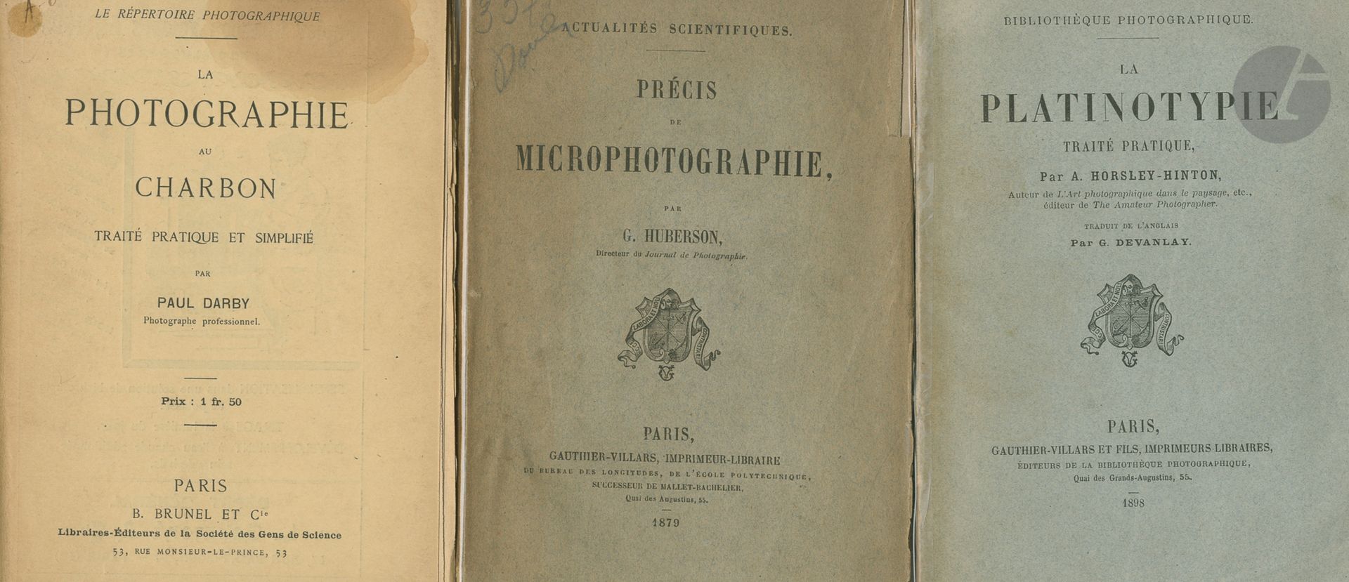 Null TECNICHE FOTOGRAFICHE15
libri della fine del XIX/inizio XX secolo, rilegati&hellip;