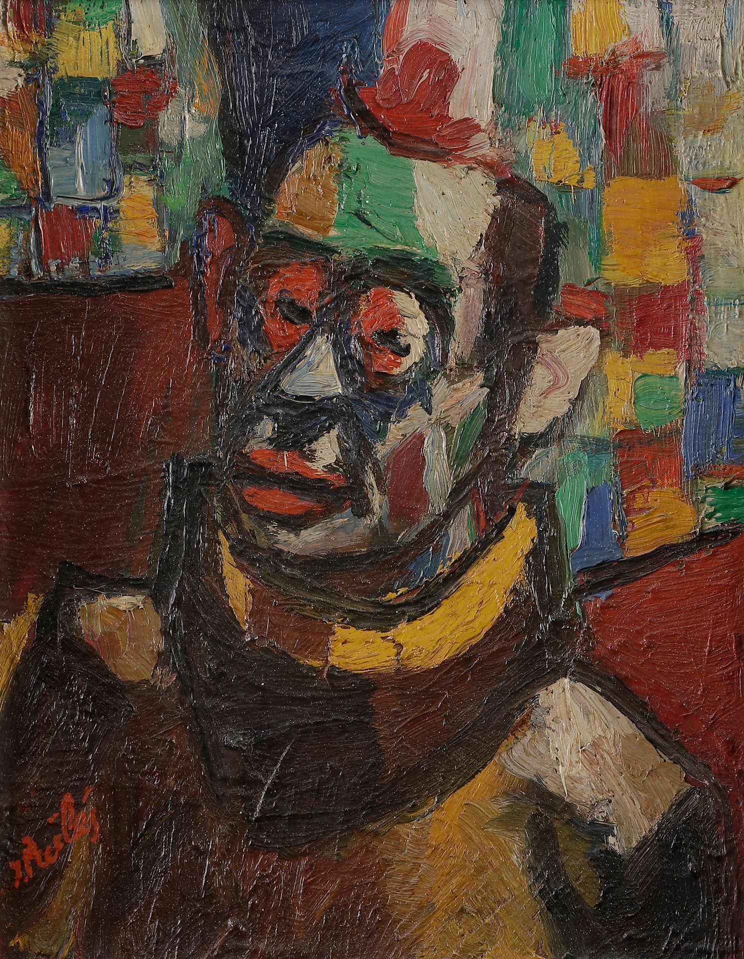 Null Isaac PAILES (1895-1978)
Clown
Huile sur toile.
Signée en bas à gauche.
Tit&hellip;