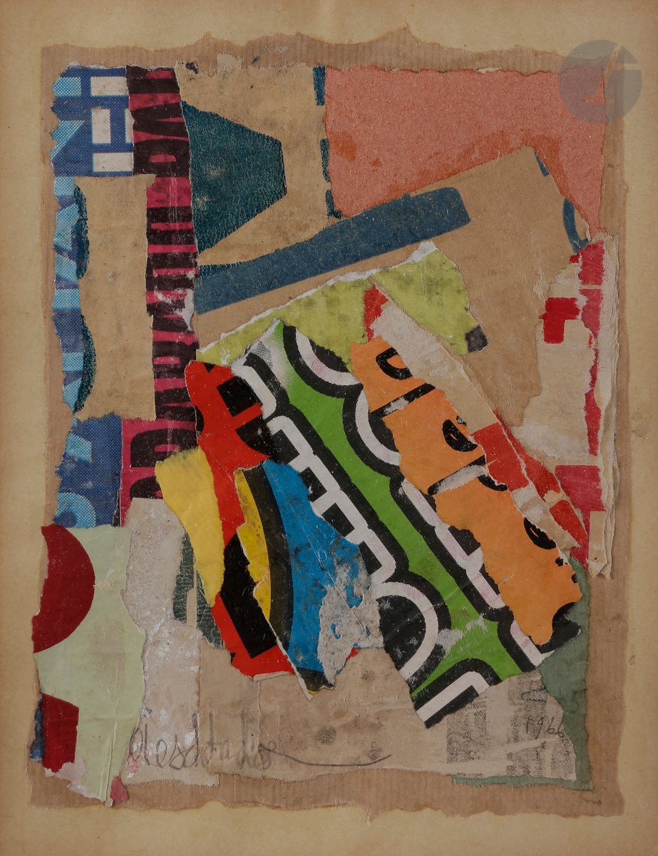 Null Arthur AESCHBACHER (1923-2020)
Composition, 1966
Collage d’affiches lacérée&hellip;