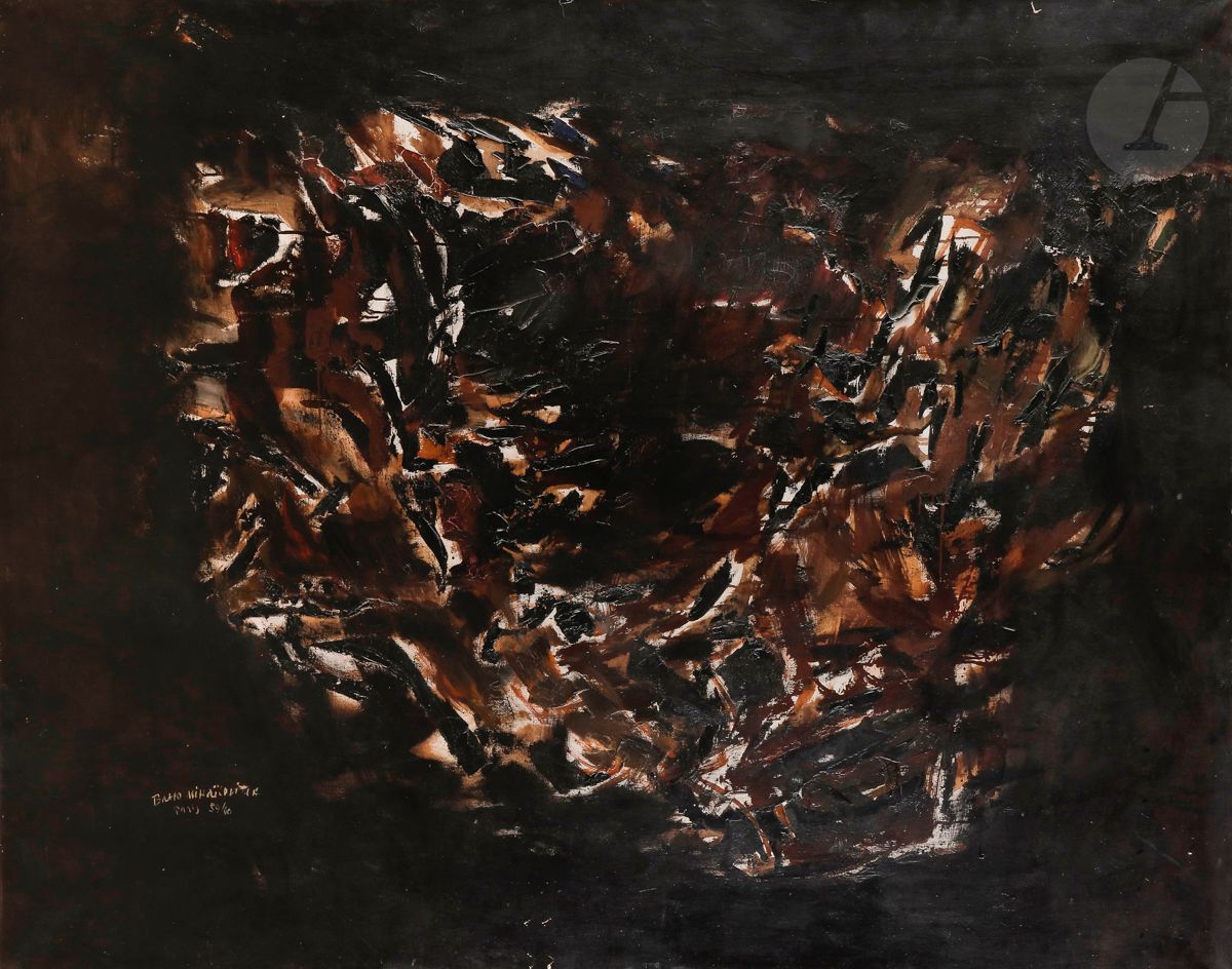 Null Milorad Bata MIHAILOVITCH [Serbian] (1923-2011
)Composition, 1959-60Oil
on &hellip;