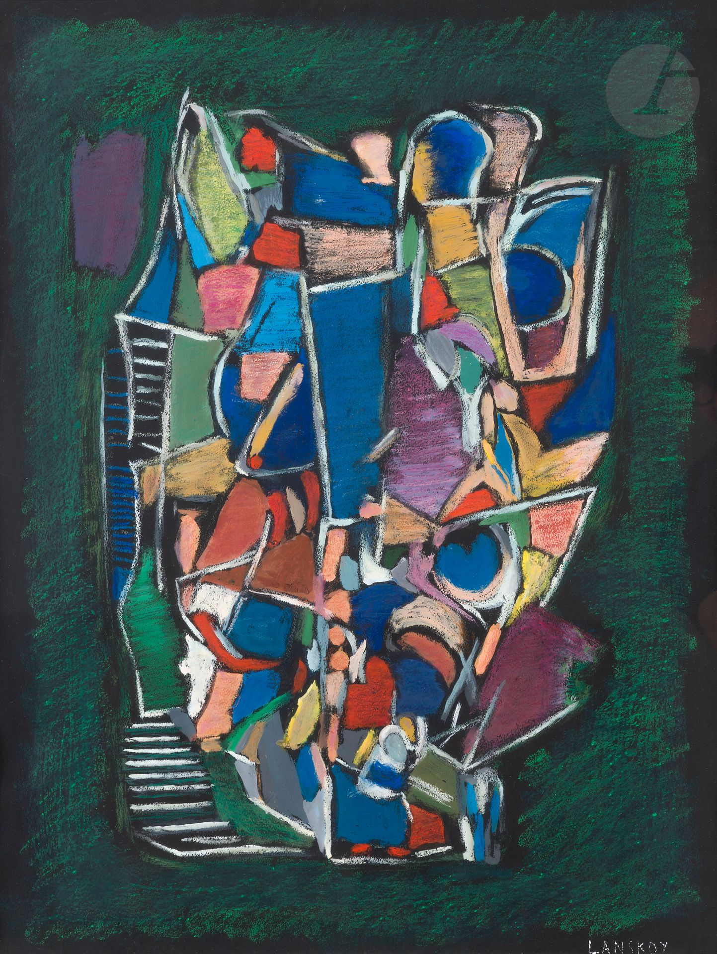 Null André LANSKOY [russe] (1902-1976)
Composition, 1965-1968
Gouache sur papier&hellip;