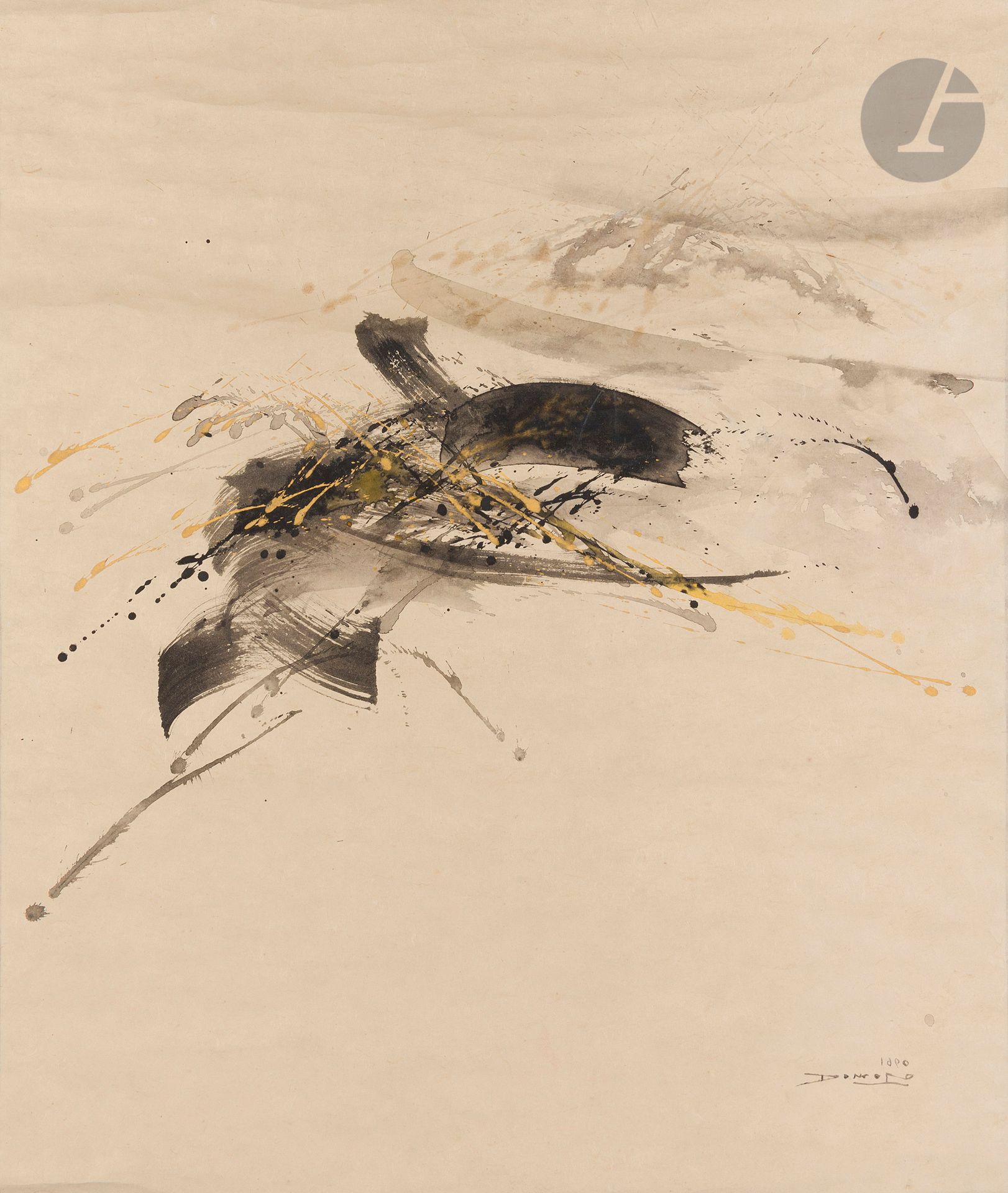 Null Hisiao DOMOTO [japonais] (1928-2013)
Composition, 1960
Aquarelle sur papier&hellip;