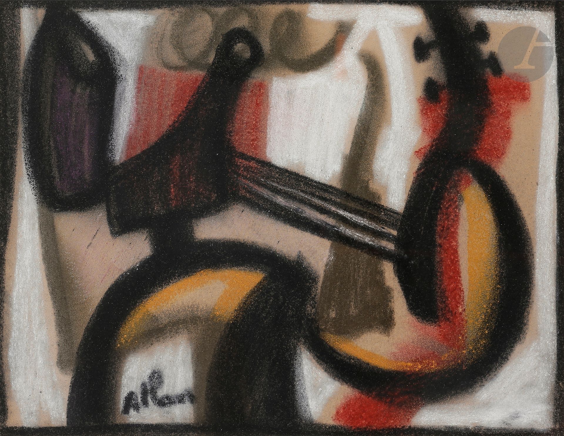 Null Jean-Michel ATLAN (1913-1960)
Composition
Pastel.
Signé en bas à gauche.
24&hellip;