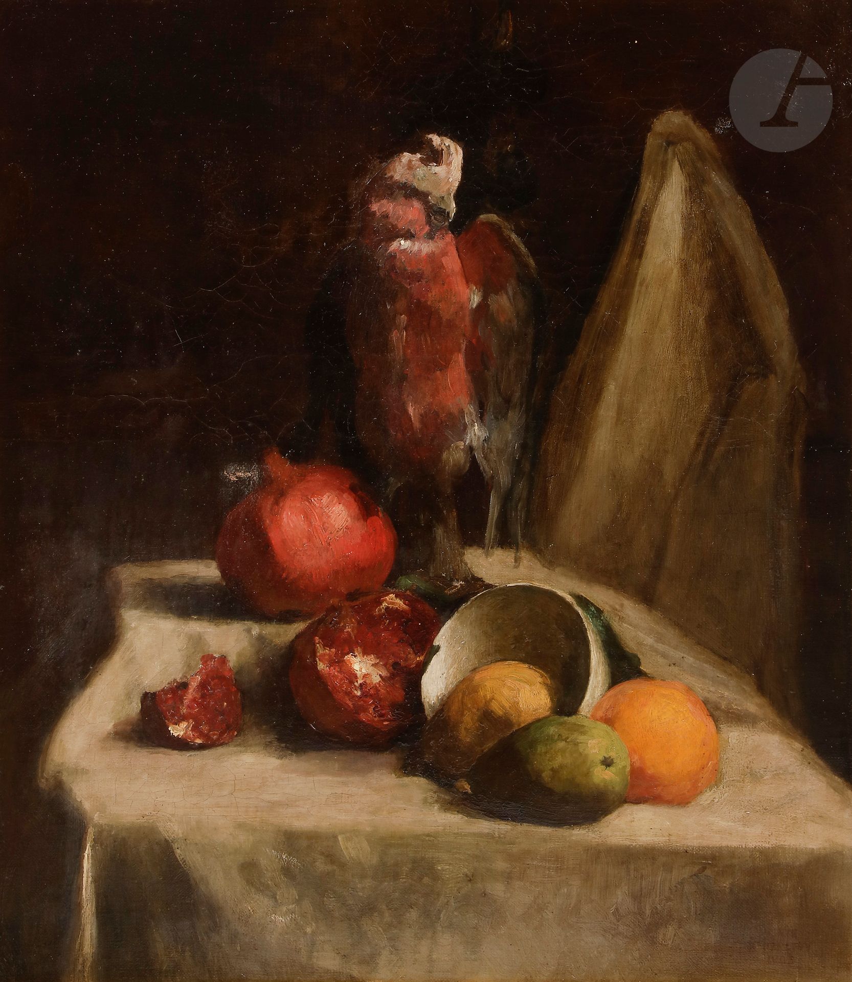 Null Henri Léopold LEVY (1840-1904)
Nature morte aux fruits
Huile sur toile.
Tim&hellip;