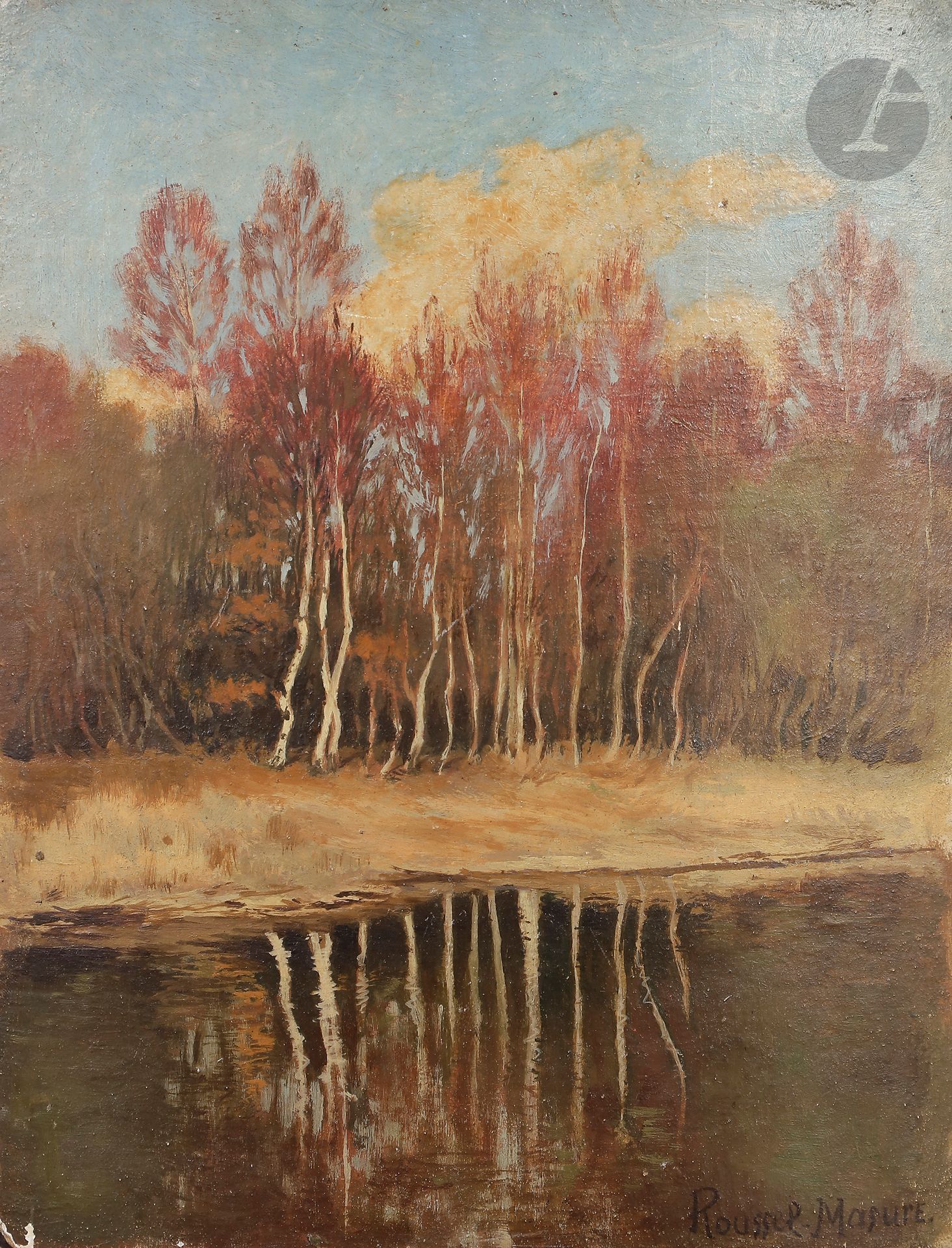 Null Henri ROUSSEL-MASURE (1863-1919)
Reflets sur la rivière
Huile sur panneau c&hellip;