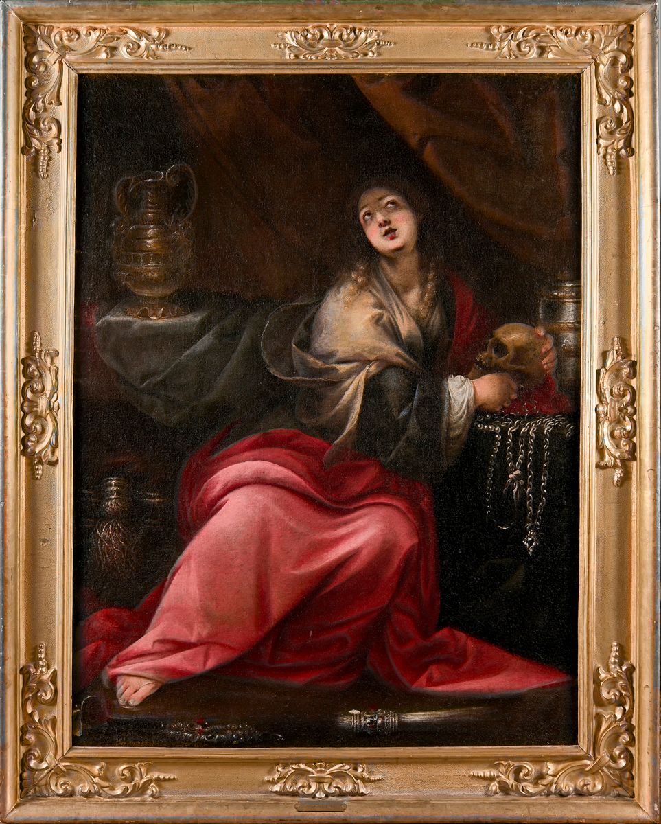 Null Attributed to Giovanni BILIVERT (1585 - 1644
)Mary Magdalene PenitentCanvas&hellip;