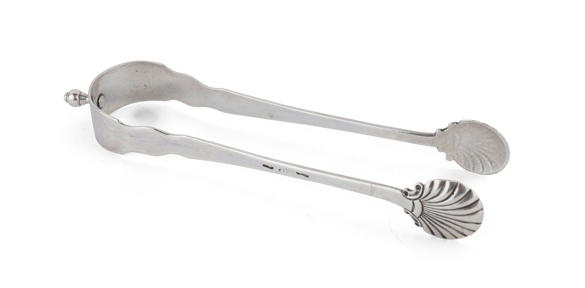 Null BORDEAUX 1770 -
1780Silver sugar
tongs
model uniplat à pince coquille, topp&hellip;