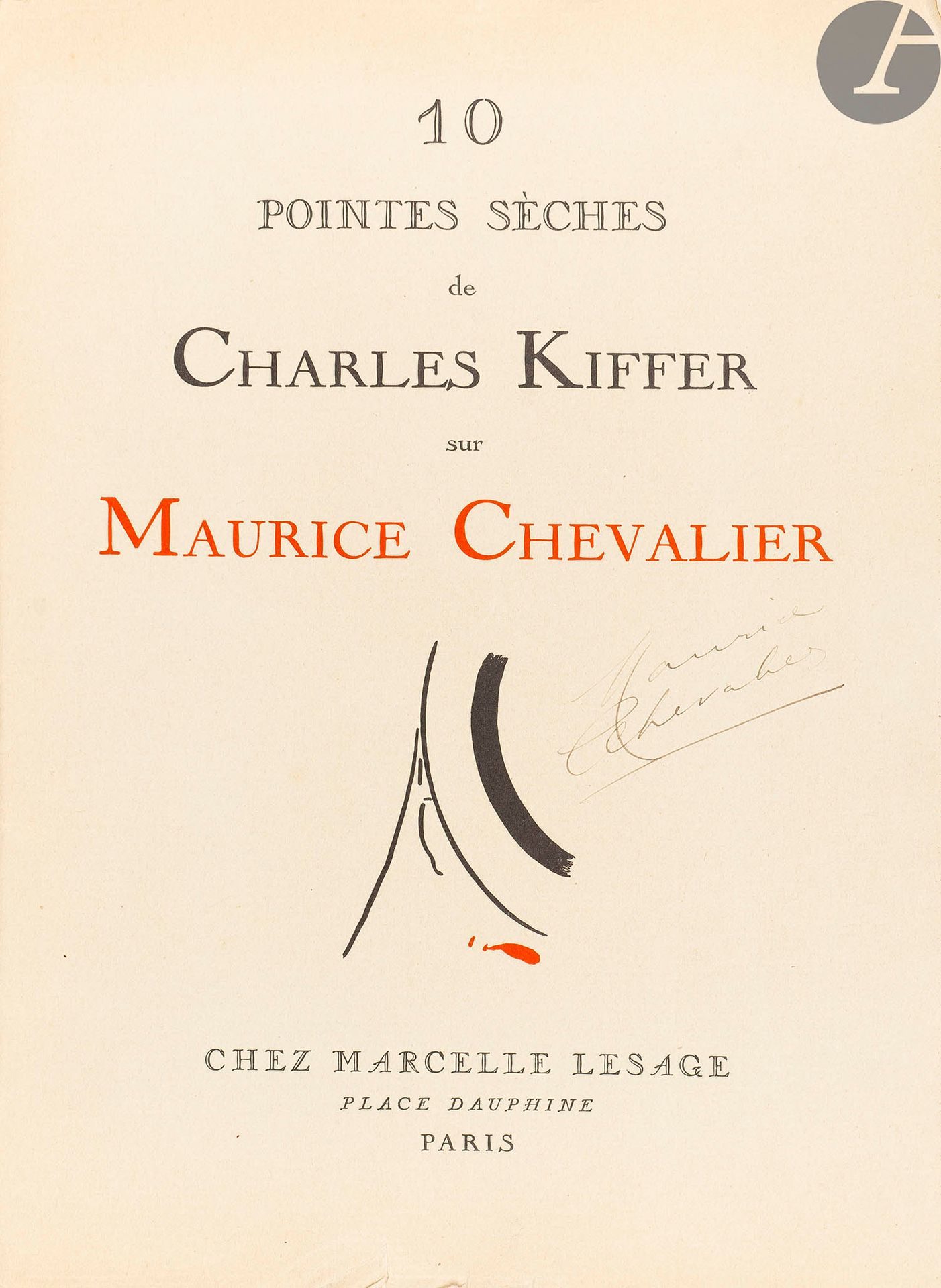 Null [CHEVALIER (Maurice)] - KIFFER (Charles) 
10 drypoints by Charles Kiffer on&hellip;