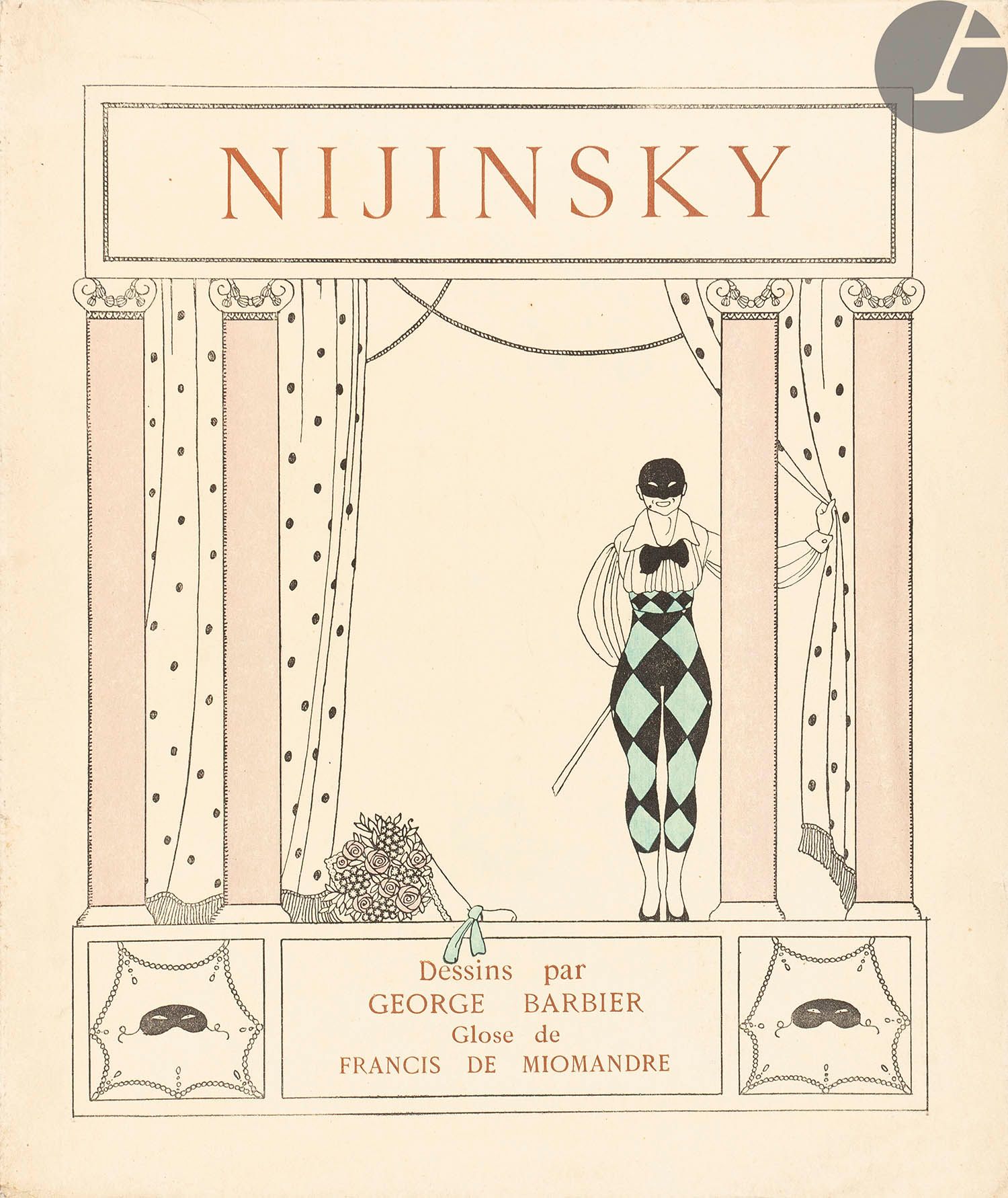 Null BARBIER（乔治）-MIOMANDRE（弗朗西斯-德）。
关于瓦斯拉夫-尼金斯基舞蹈的图画。
巴黎：La Belle édition, [1913&hellip;