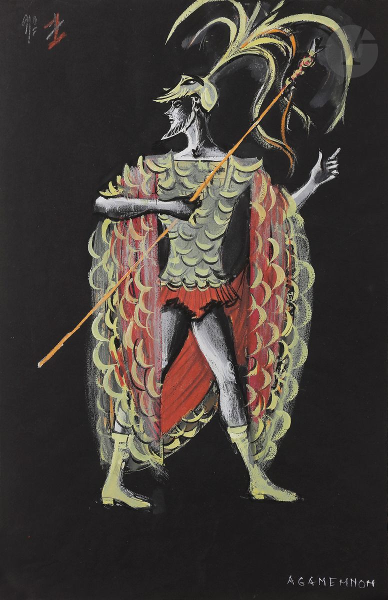 Null André DELFAU (1914-2 000)
Maquettes de costumes dont certaines échantillonn&hellip;