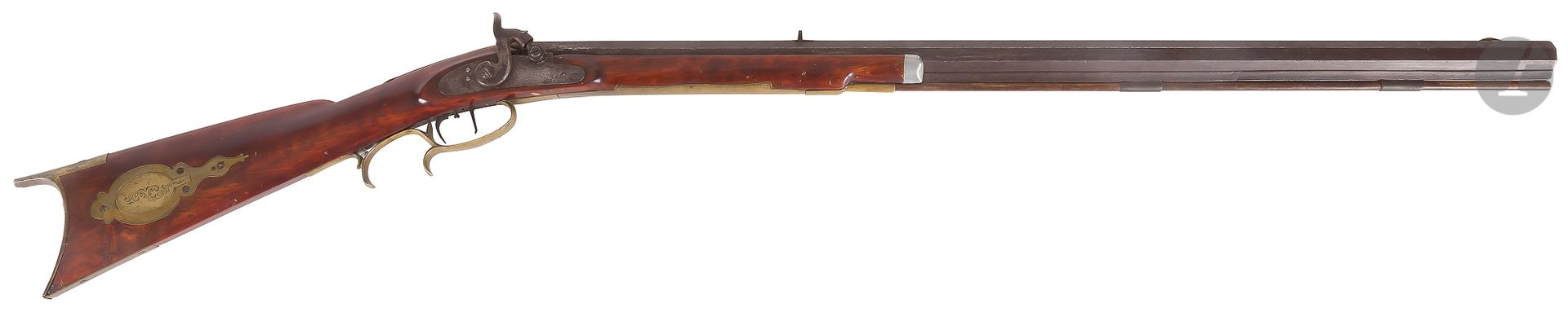 Null Whitmore Wolff Duff & Co." 32口径单发打击步枪。
平齐的、有星形装饰的枪管，带枪托，标有 "A.Bonnet clario&hellip;