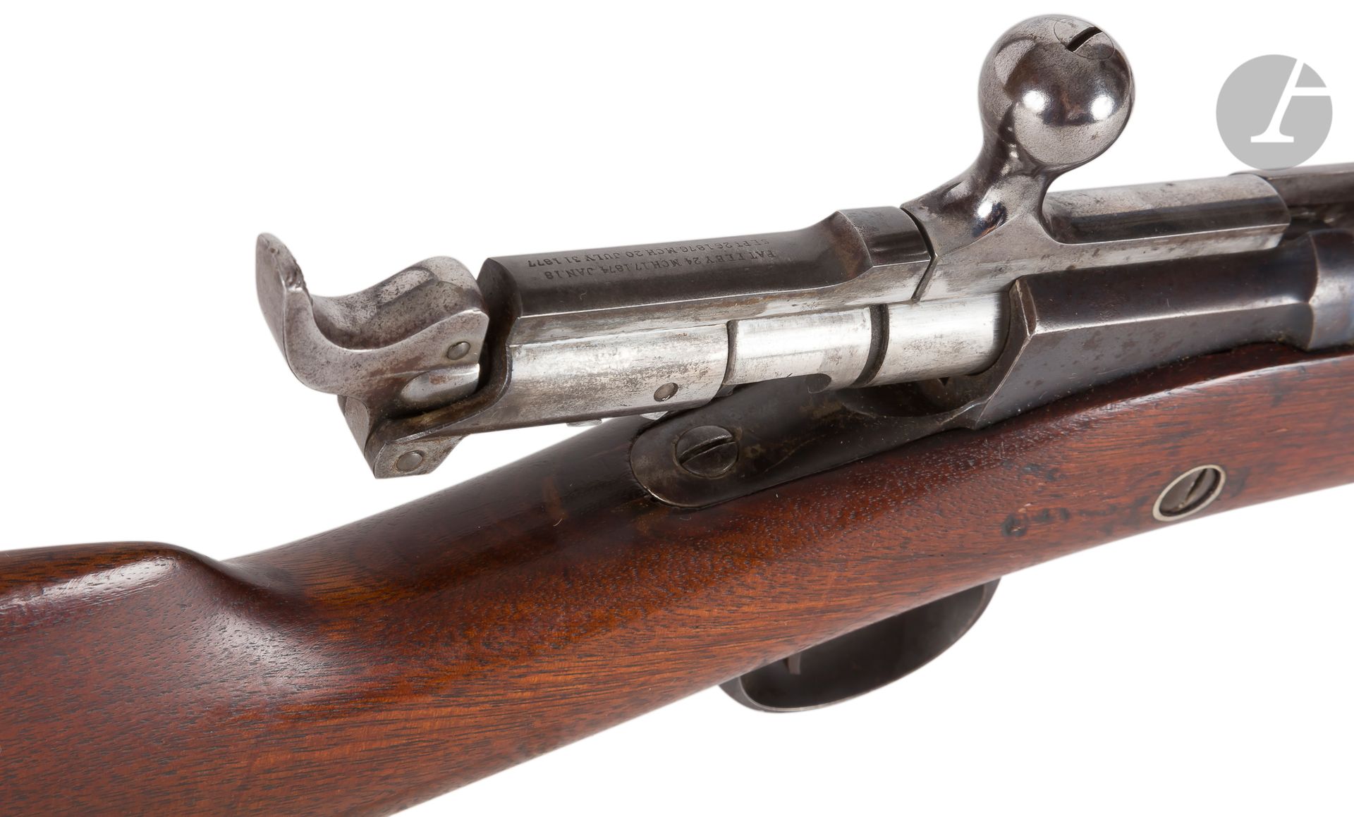 Null Fusil à verrou « Remington Keene » modèle 1880, calibre 45. 
Canon rond, ra&hellip;