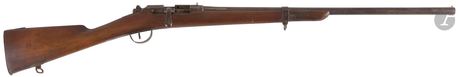 Null Fusil de chasse système Gras modèle 1874, un coup, calibre 16 à verrou coud&hellip;