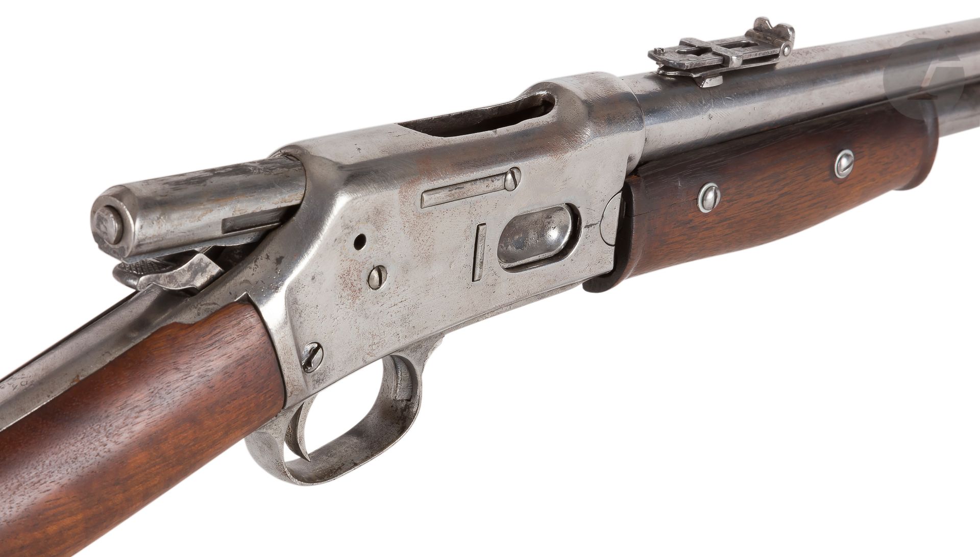 Null Carabine “Colt Lightning Medium Frame”, calibre 44. 
Canon rond, rayé, avec&hellip;